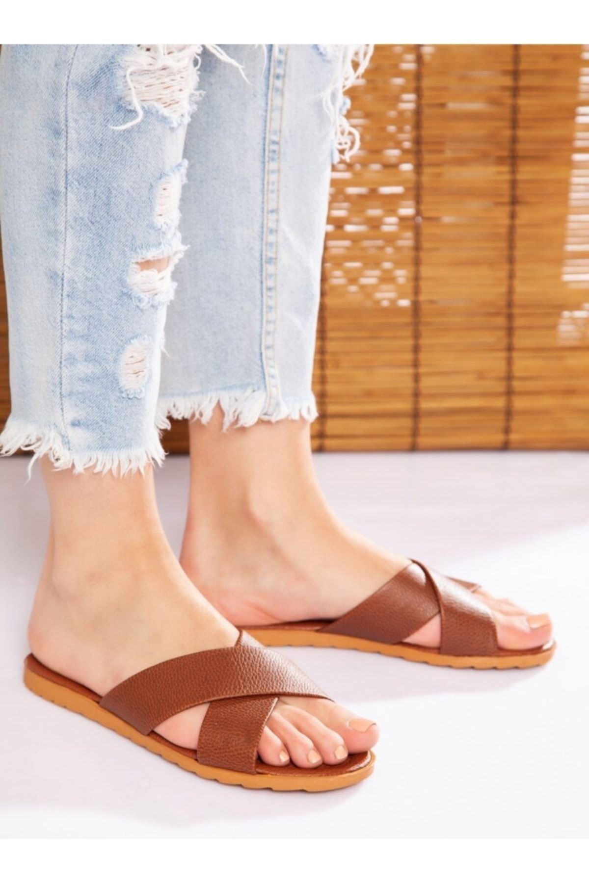 ayakkabıhavuzu-Tan Slippers - Pool Shoes 5