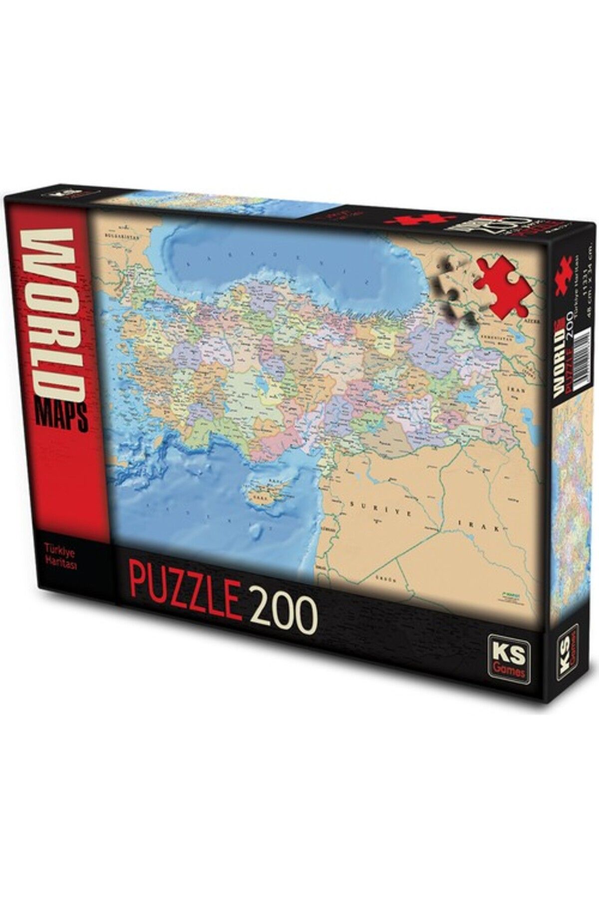 پازل نقشه 200 قطعه Ks Games