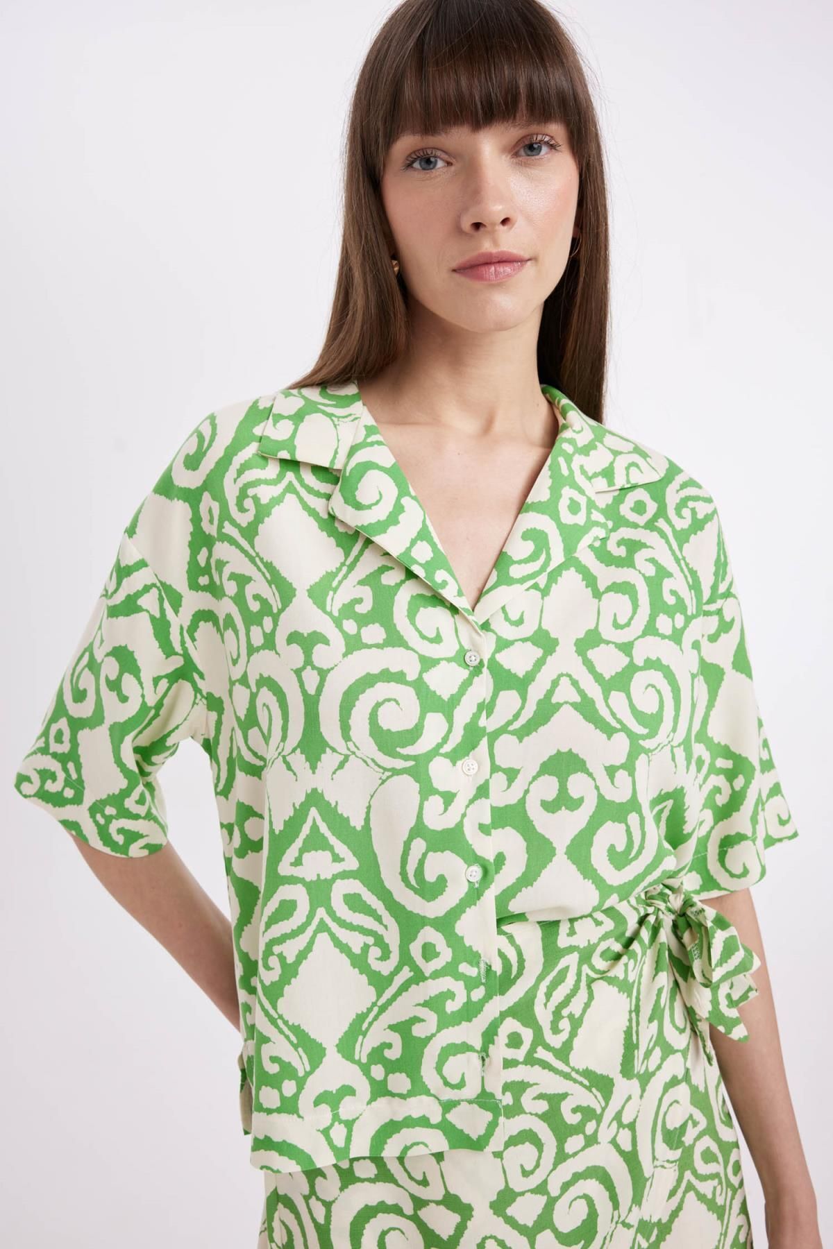 شومیز زنانه دفاکتو | C3389AX24SM Defacto - Image 5