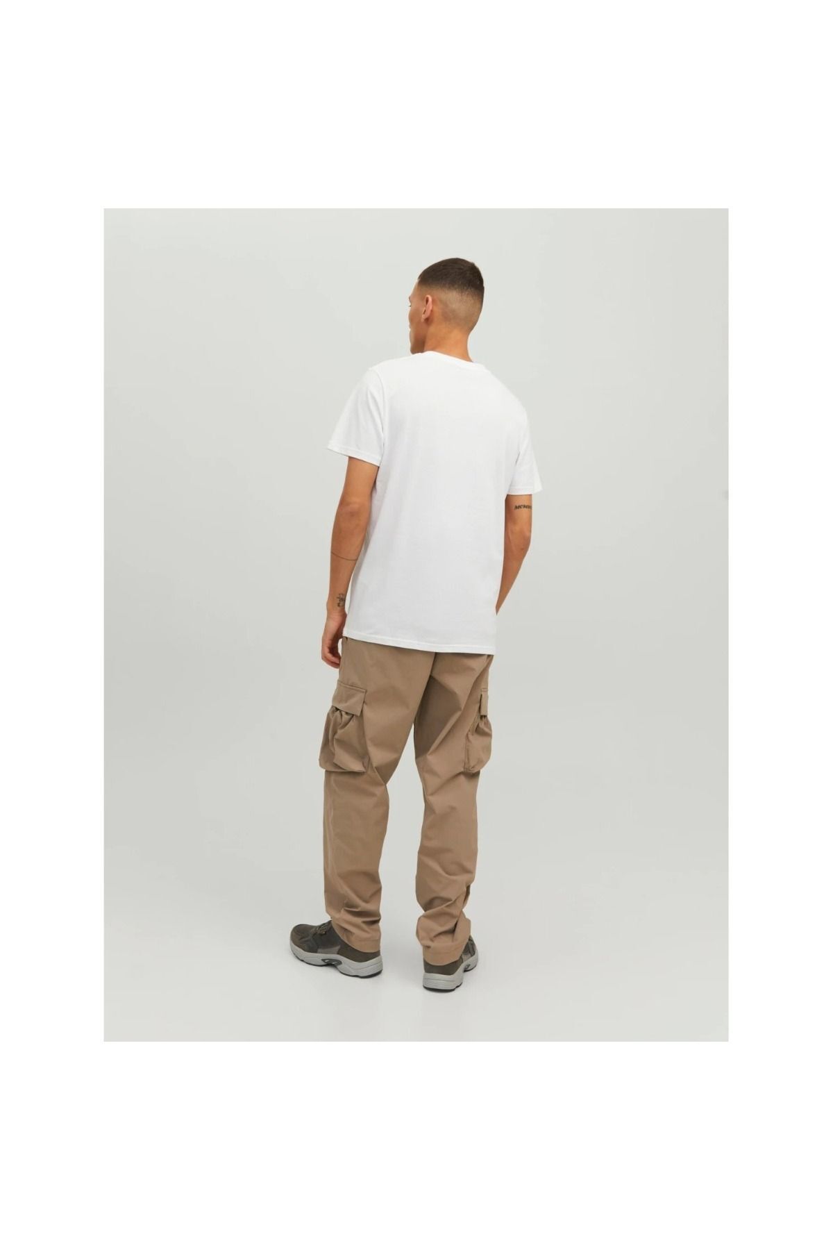 تیشرت مردانه سفید جک اند جونز | 06-12235249-2 اورجینال - تصویر 5