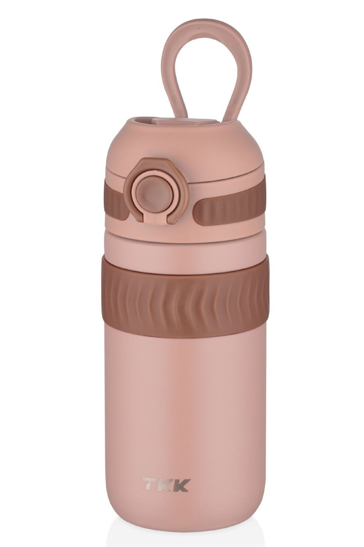 قمقمه و فلاسک صورتی دخترانه پسرانه بچگانه 450 میل فولاد ضد زنگ بزرگسالان Thermos Fatara قهوه TKK