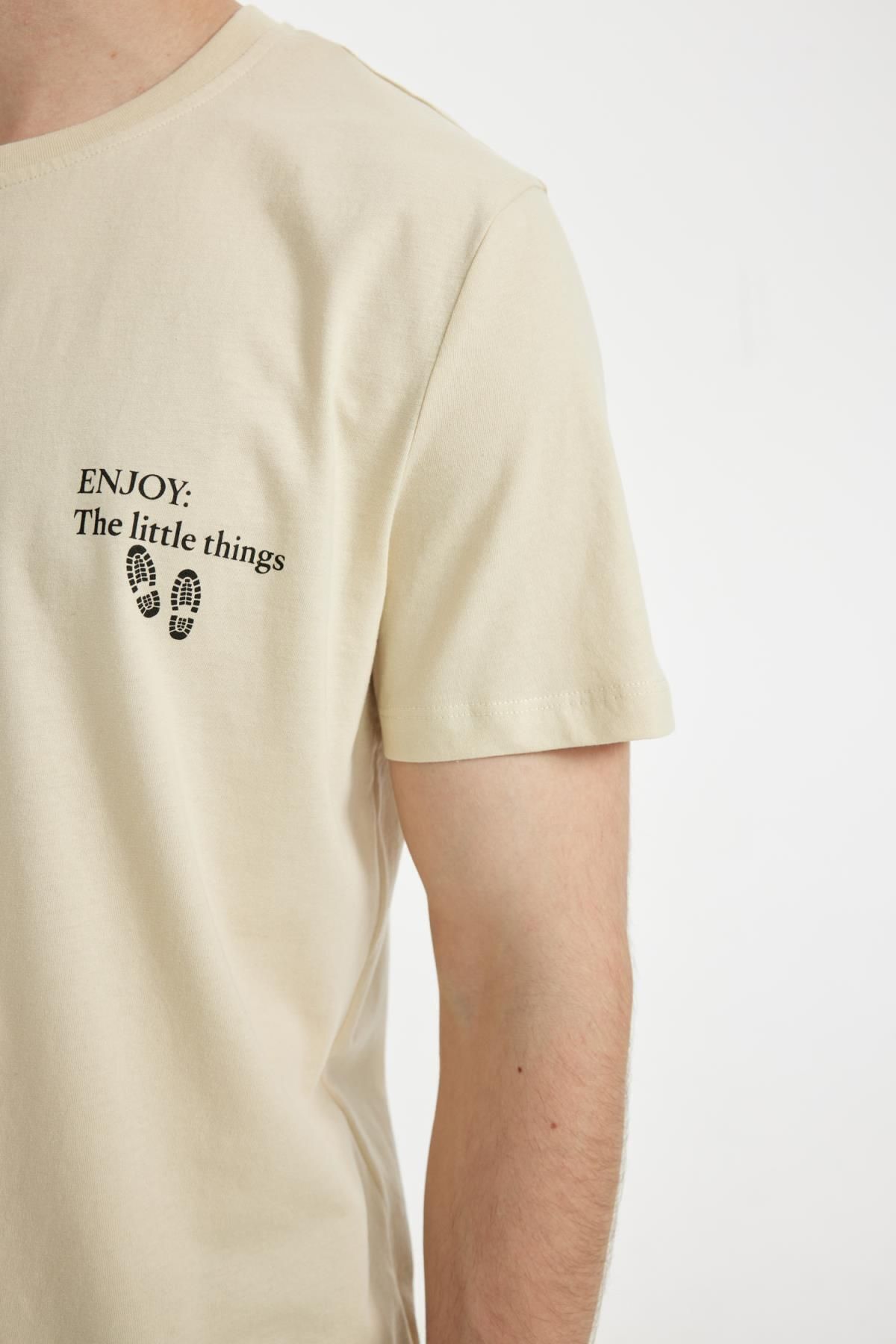 تی شرت مردانه دفاکتو | C6912AX24SM Defacto - Image 5