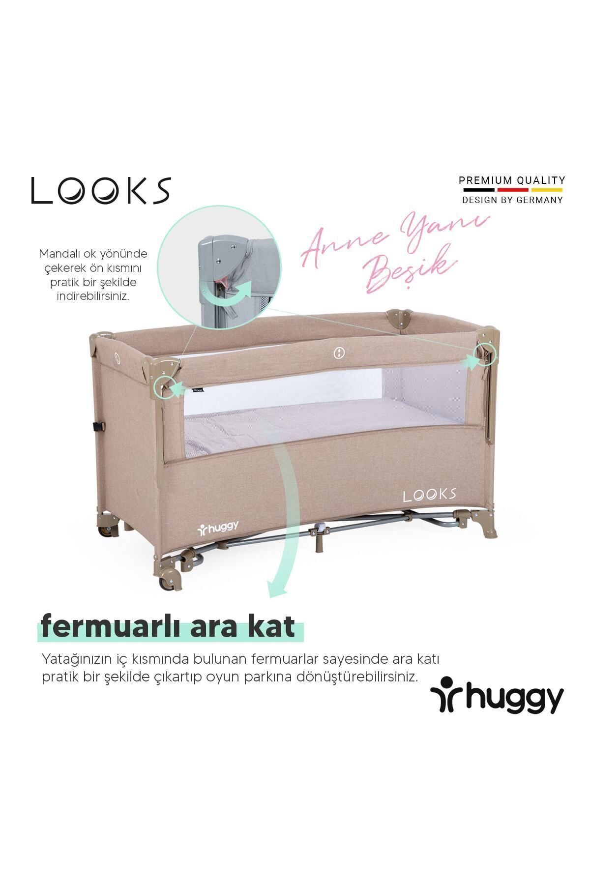 Huggy Looks 5 In 1 Anne Yani Park Yatak Oyun Parkı+yatak 60x120 fotoğrafı 6 (önizleme)