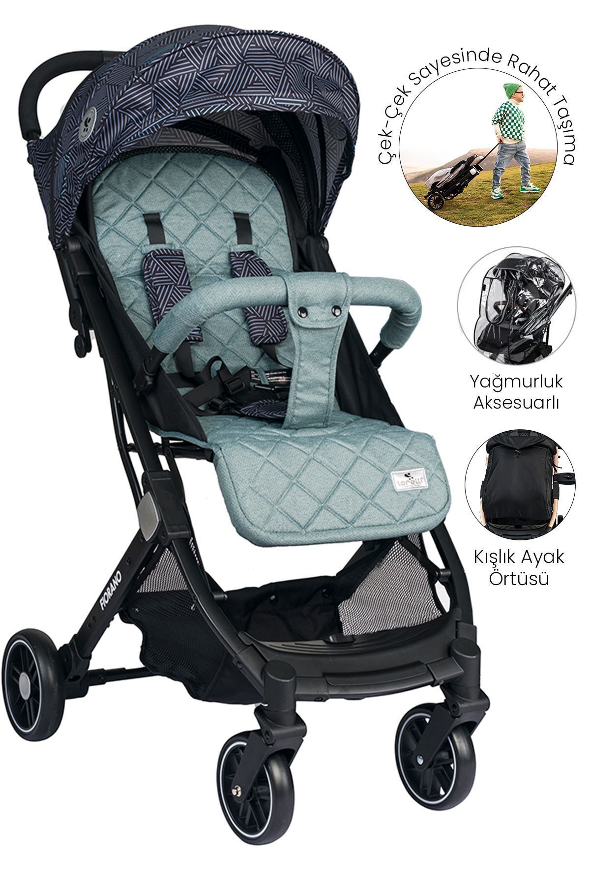 Lorelli Fiorano New Cabin Size Twin Stroller - Trooper