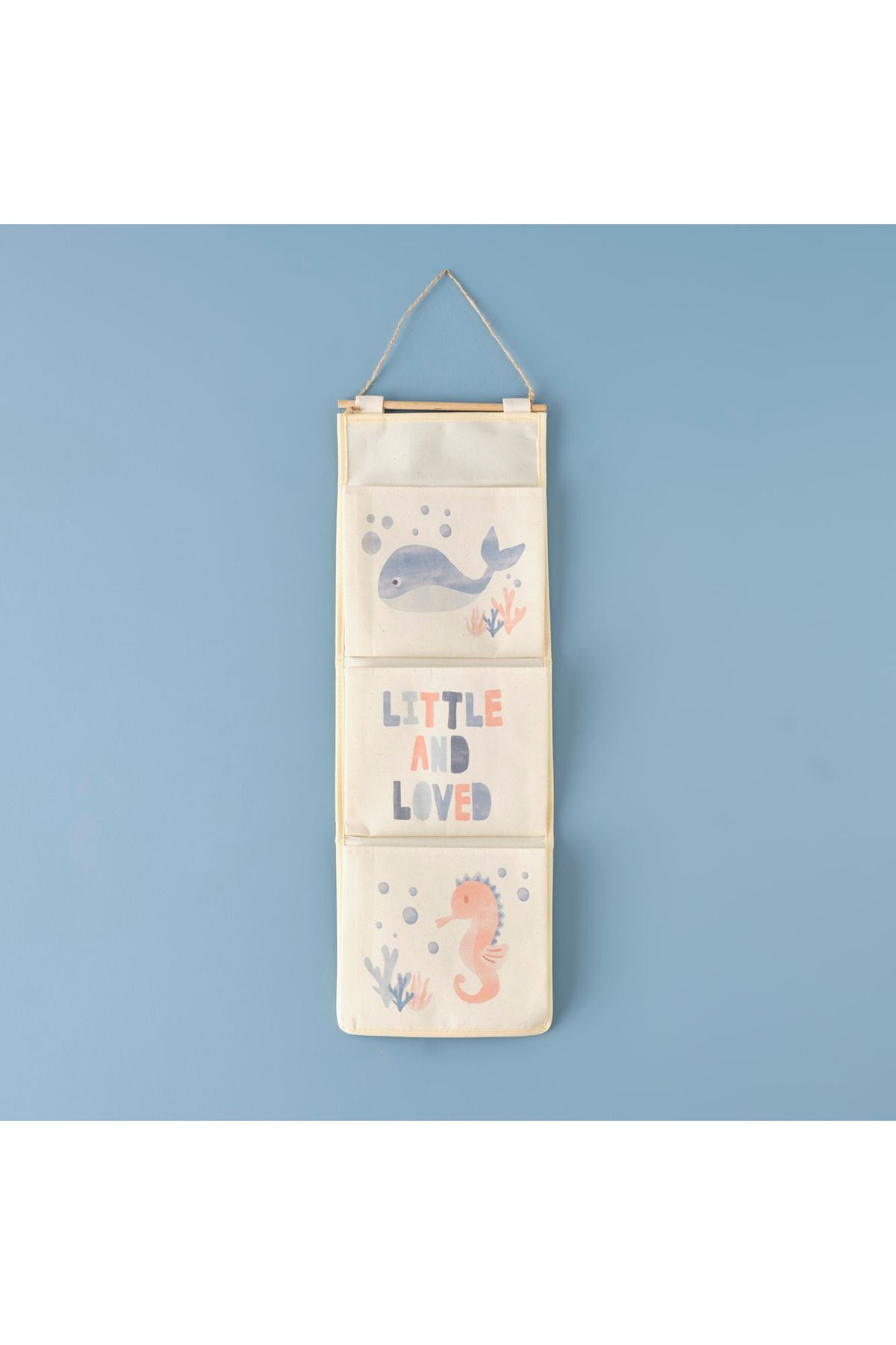 Bella Maison Marine Askılı Organizer Mavi (20x60 cm)