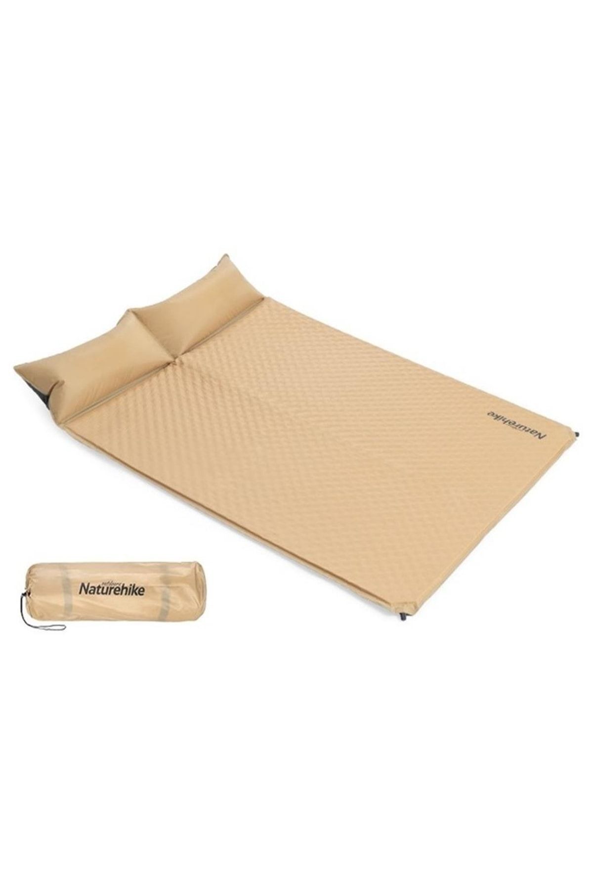 Naturehike Ultralight Çift Kişilik Şişme Kamp Matı | 185*130*2.5 cm | Sarı