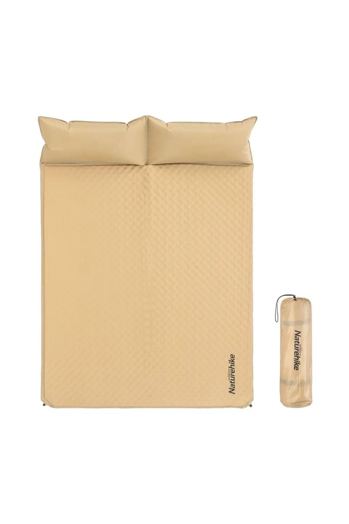 Naturehike Ultralight Çift Kişilik Şişme Kamp Matı | 185*130*2.5 cm | Sarı