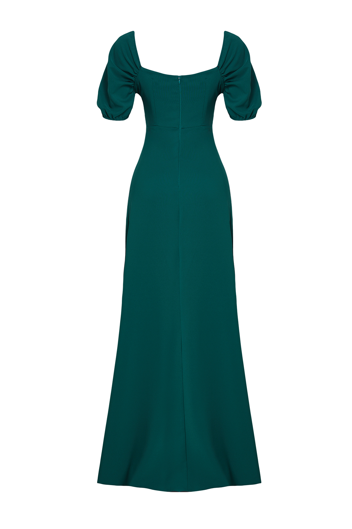 Trendyol Collection Emerald Green A-Cut Long Evening Dress - Homecoming  Dress TPRSS24AE00210- Trendyol