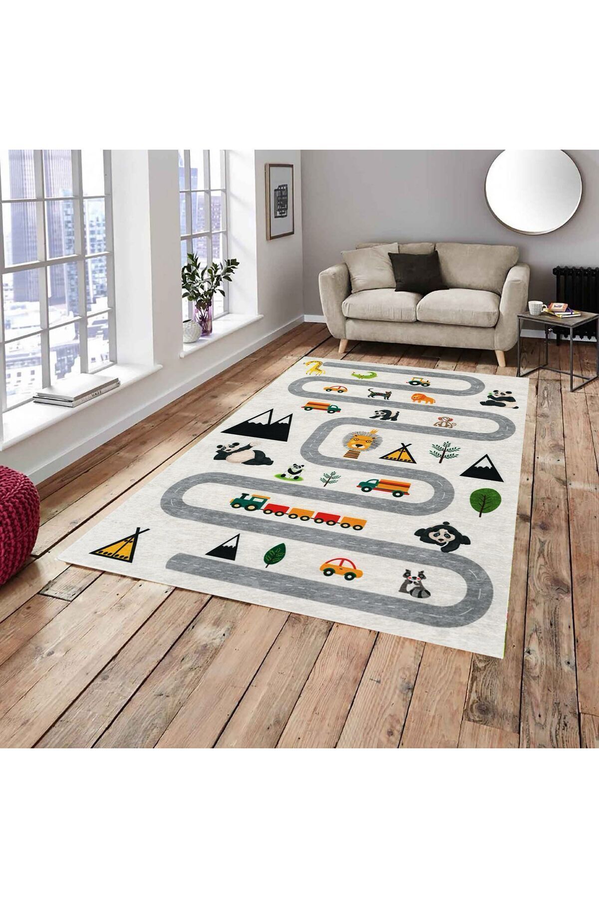 Madame Clean Home-New Model Driveway Elastic Carpet Cover for Children's Room 1