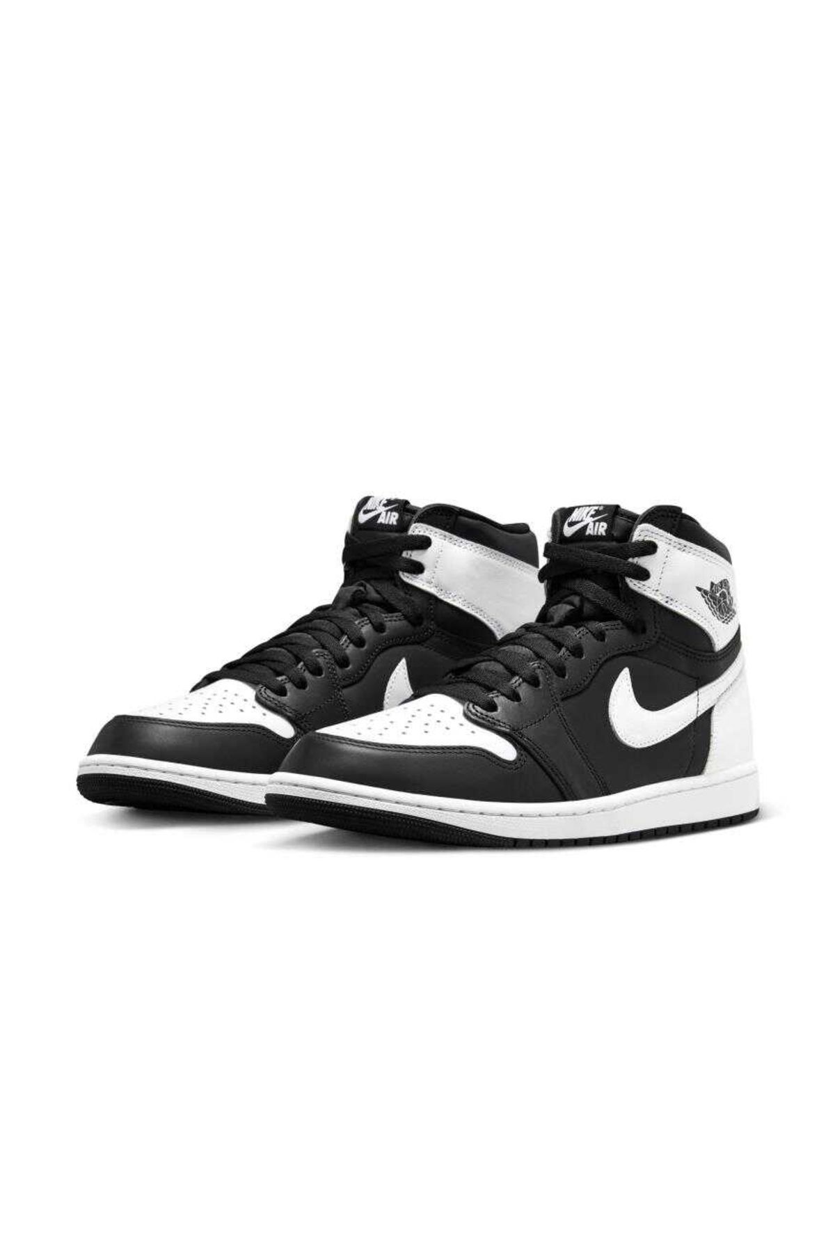 چکمه و بوت سفید مردانه زنانه Air Jordan 1 OG High سیاه Nike