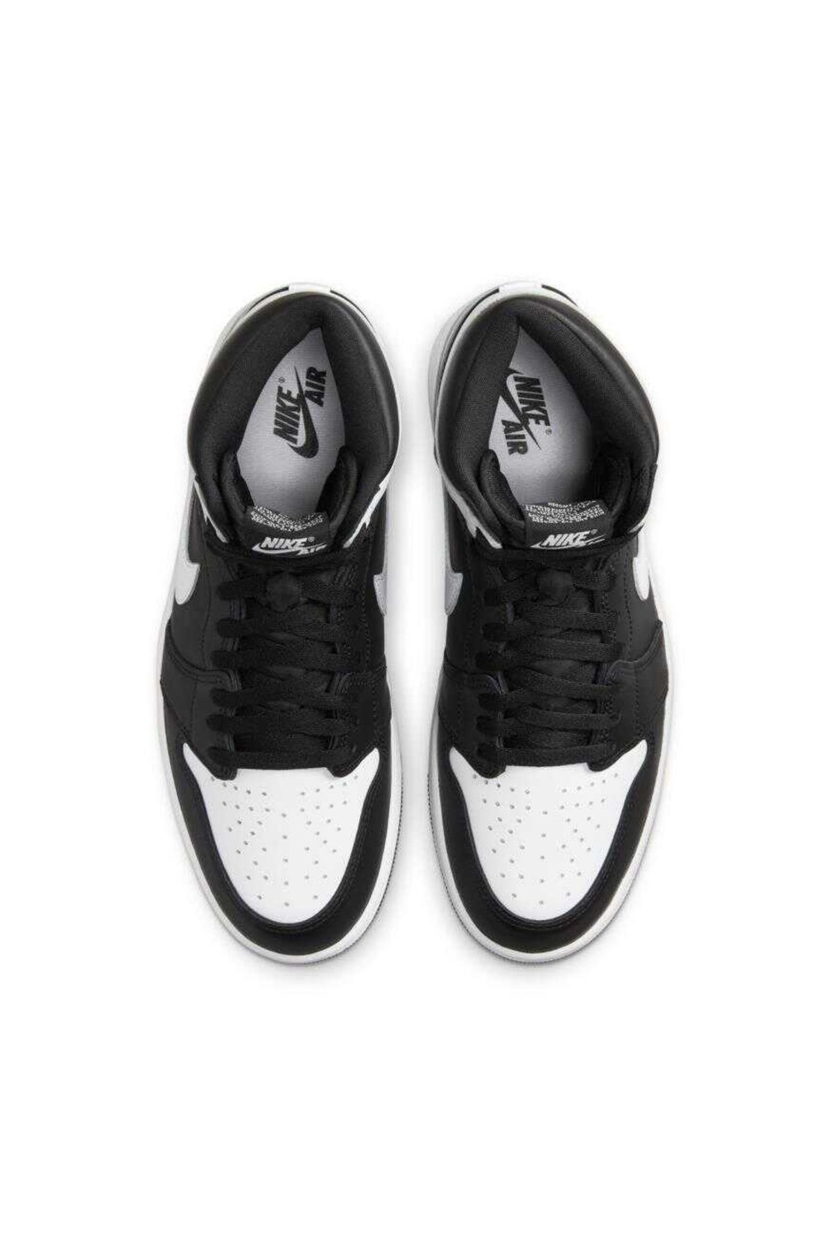 چکمه و بوت سفید مردانه زنانه Air Jordan 1 OG High سیاه Nike
