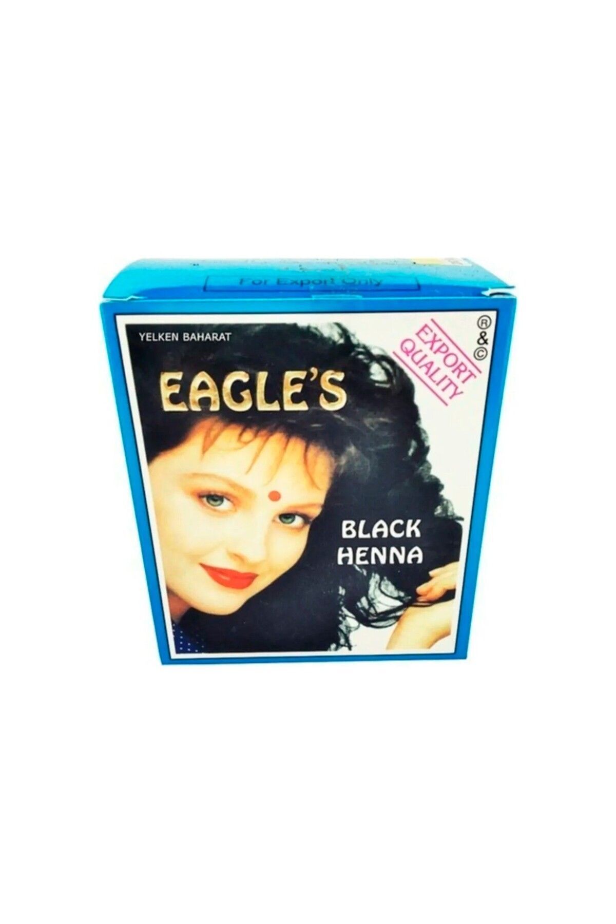 رنگ مو مشکی مردانه و زنانه حنا هندی سیاه 10 گرم. 3 تکه Eagles