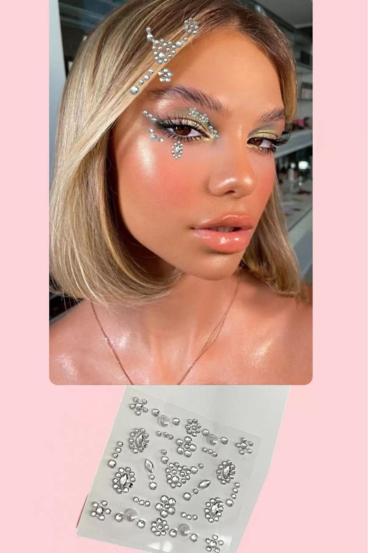 Only Vogue Vücut Ve Yüz Taşı/ Hologram Taşlı Sticker