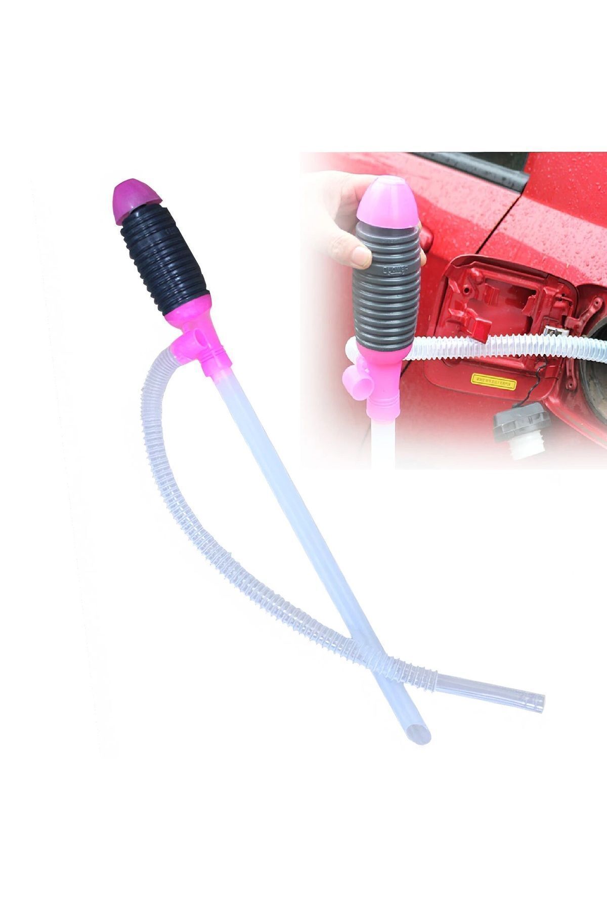 RELATOS Orta Boy Sıvı Aktarım Pompası Manuel Su- Benzin-Aktarma Pompası