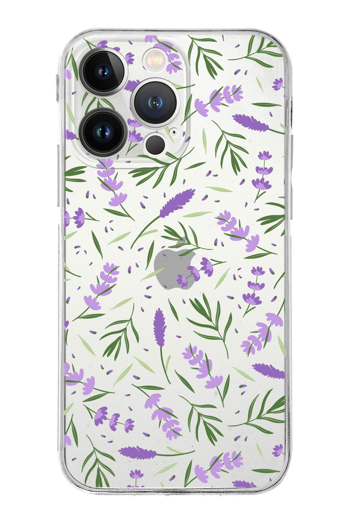 iPhone 13 Pro Max ile Uyumlu Water Color 3  Kamera Korumalı Şeffaf  Kılıf