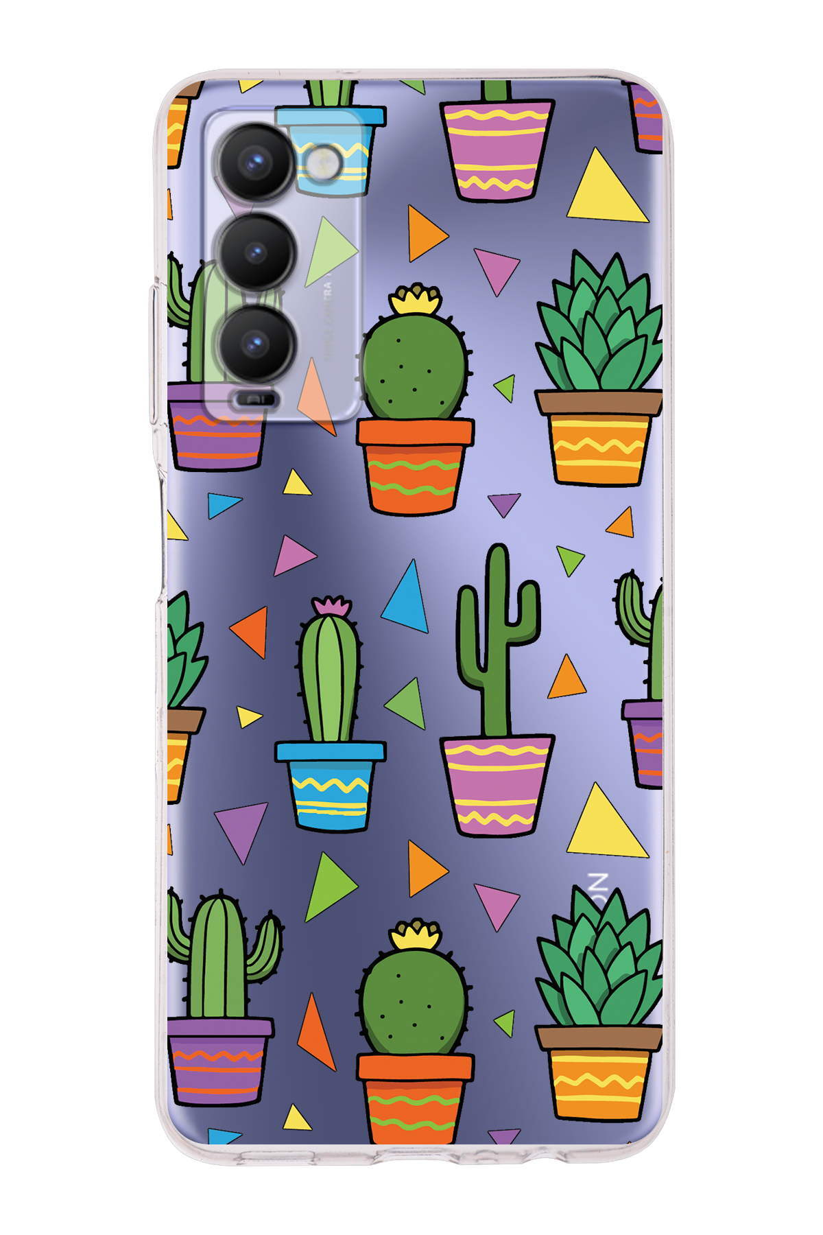 Tecno Camon 18 ile Uyumlu Water Color 4  Kamera Korumalı Şeffaf  Kılıf