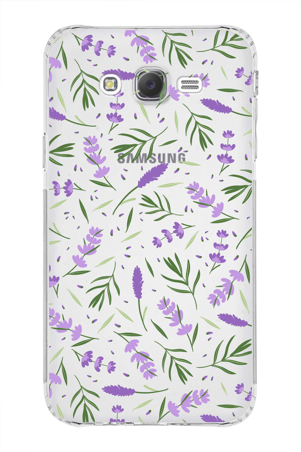 Samsung Galaxy J7 ile Uyumlu Water Color 3  Kamera Korumalı Şeffaf  Kılıf