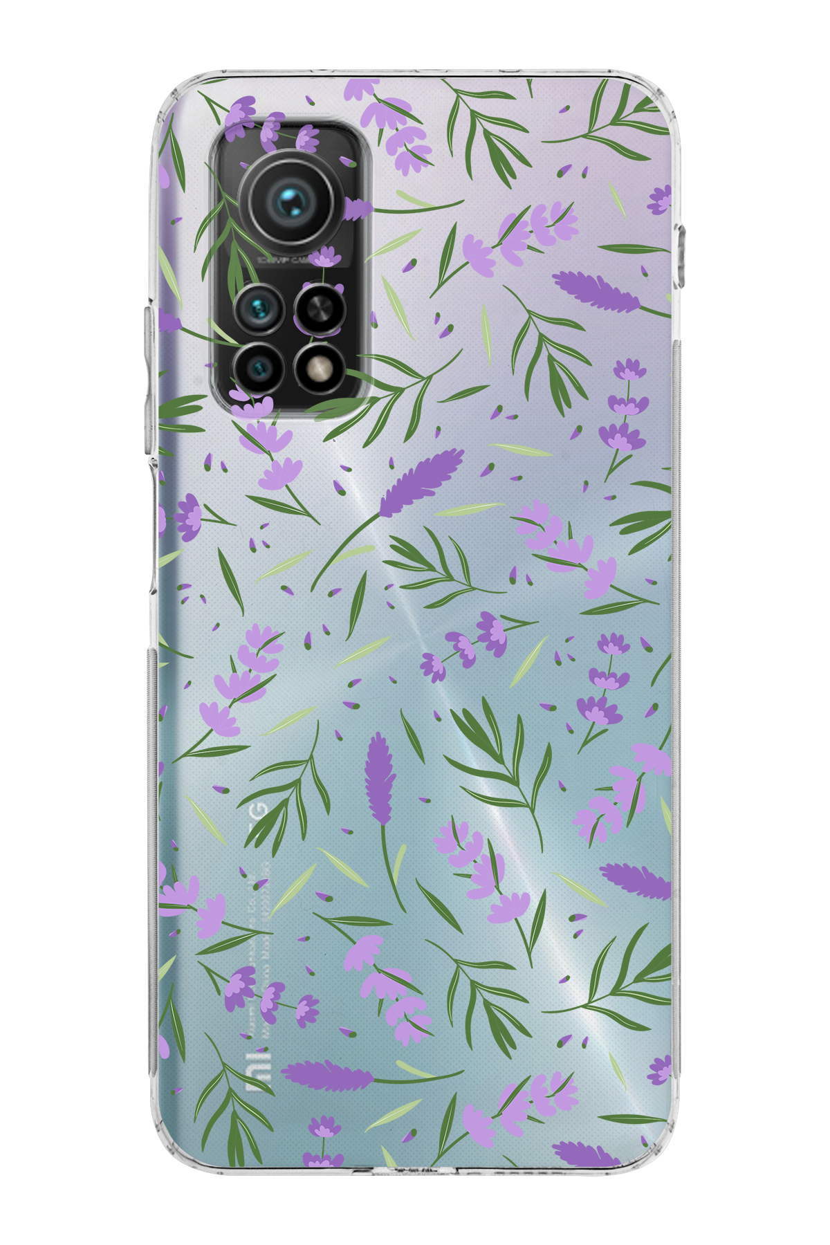 Xiaomi Mi 10 T ile Uyumlu Water Color 3  Kamera Korumalı Şeffaf  Kılıf