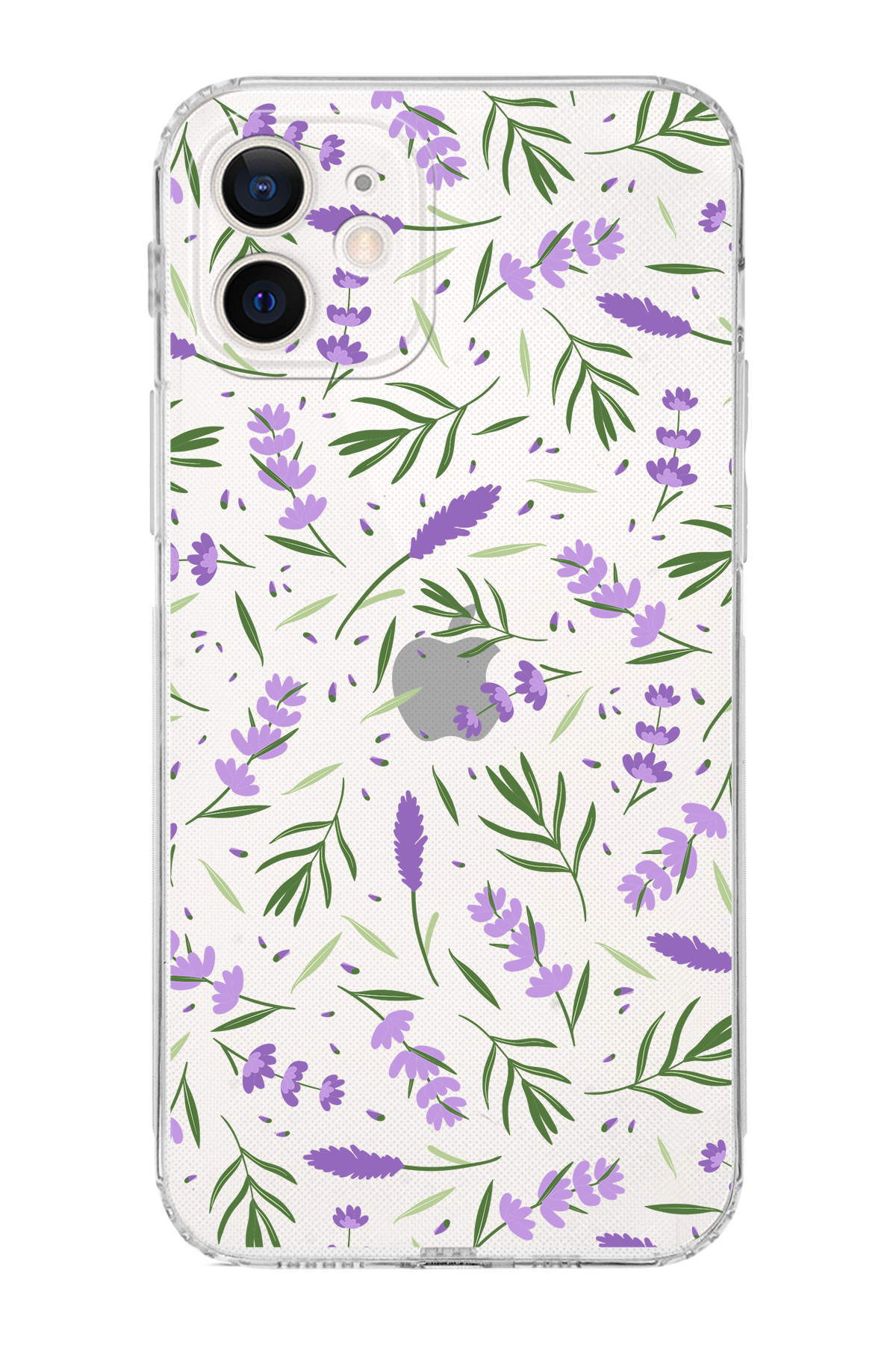 iPhone 12 Mini ile Uyumlu Water Color 3  Kamera Korumalı Şeffaf  Kılıf