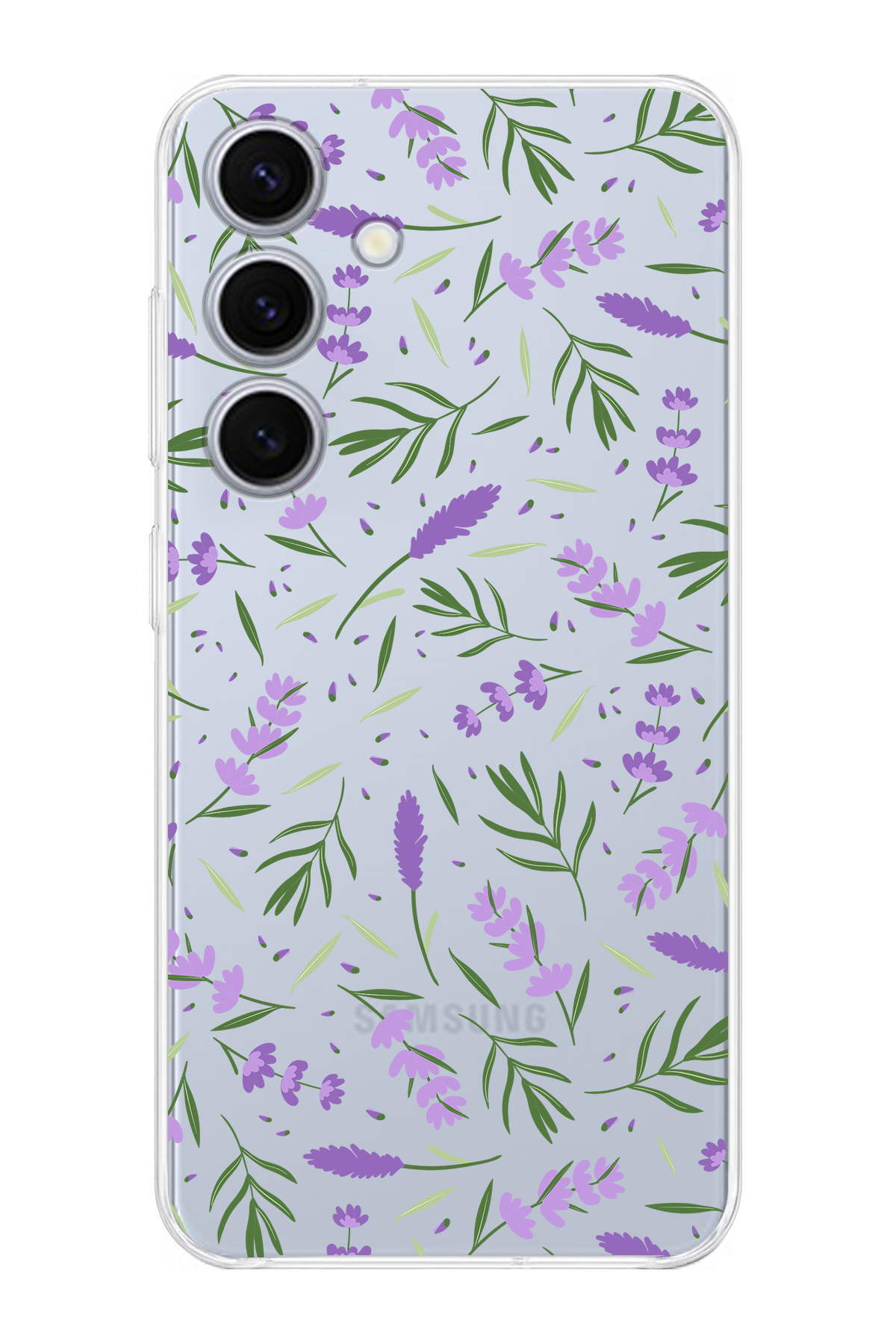 Samsung Galaxy S24 ile Uyumlu Water Color 3  Kamera Korumalı Şeffaf  Kılıf