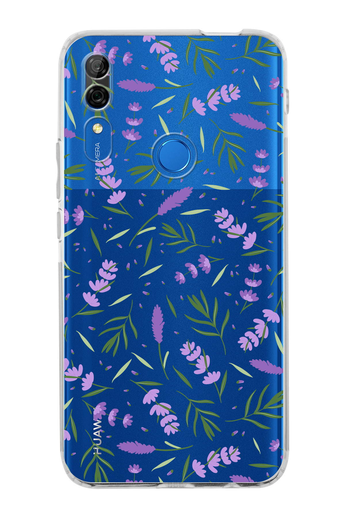 Huawei P Smart Z ile Uyumlu Water Color 3  Kamera Korumalı Şeffaf  Kılıf