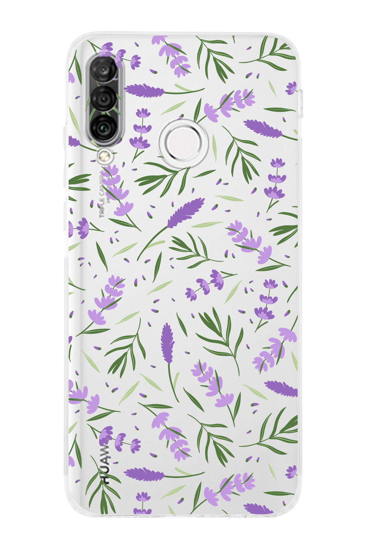 Huawei P30 Lite ile Uyumlu Water Color 3  Kamera Korumalı Şeffaf  Kılıf