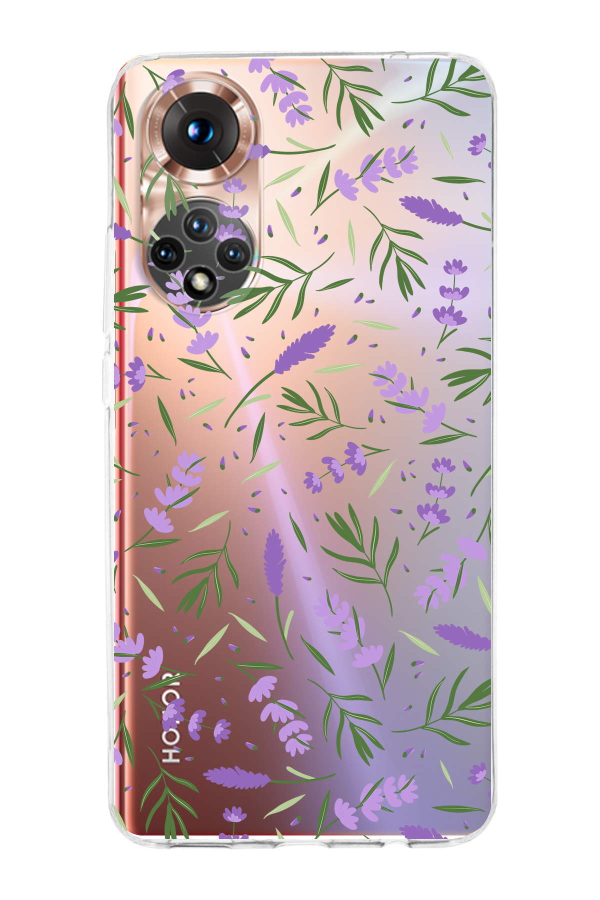 Honor 50 ile Uyumlu Water Color 3  Kamera Korumalı Şeffaf  Kılıf