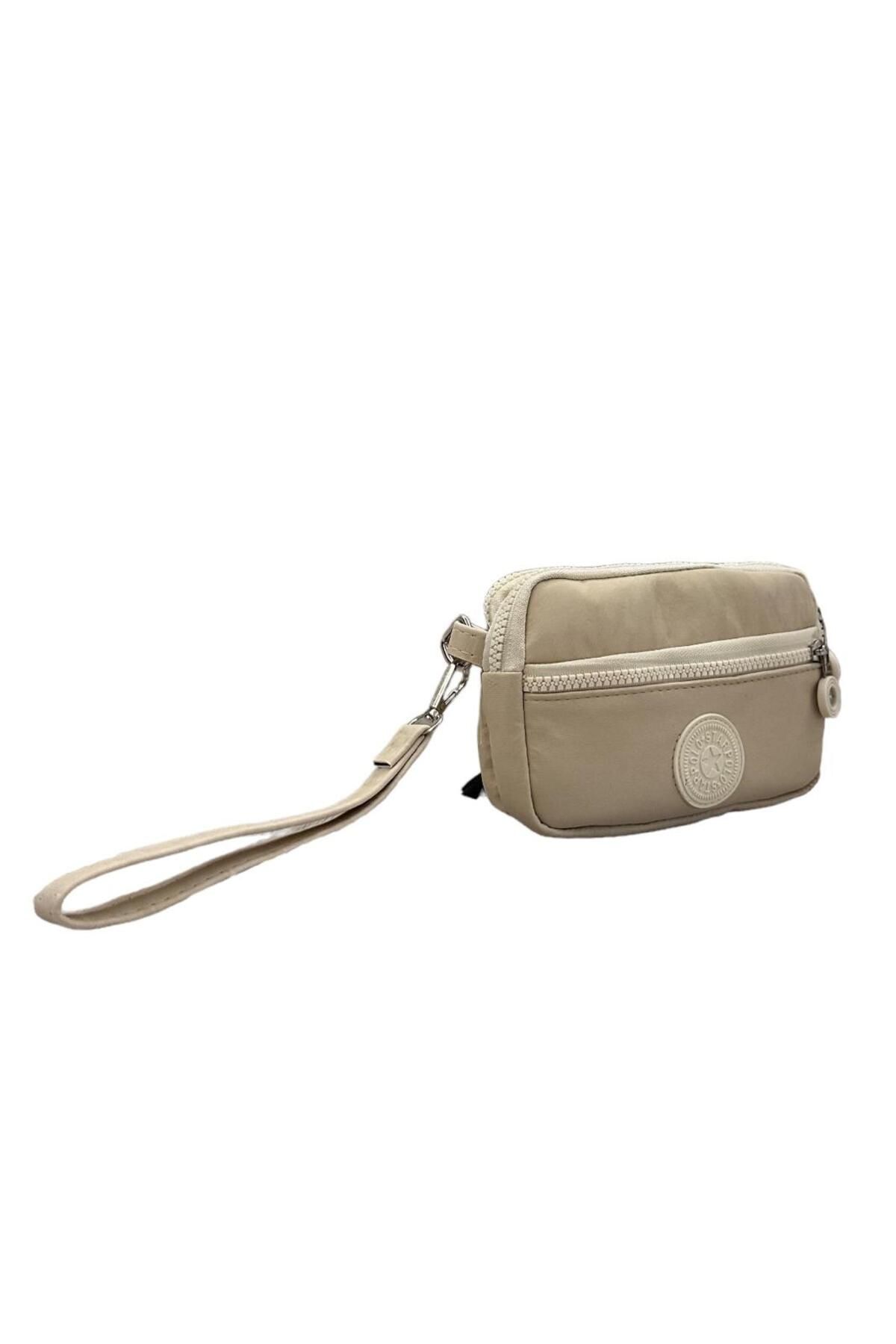 Labarna-Parachute Fabric Handbag with Wrist Strap - Multi-Compartment and Functional 3