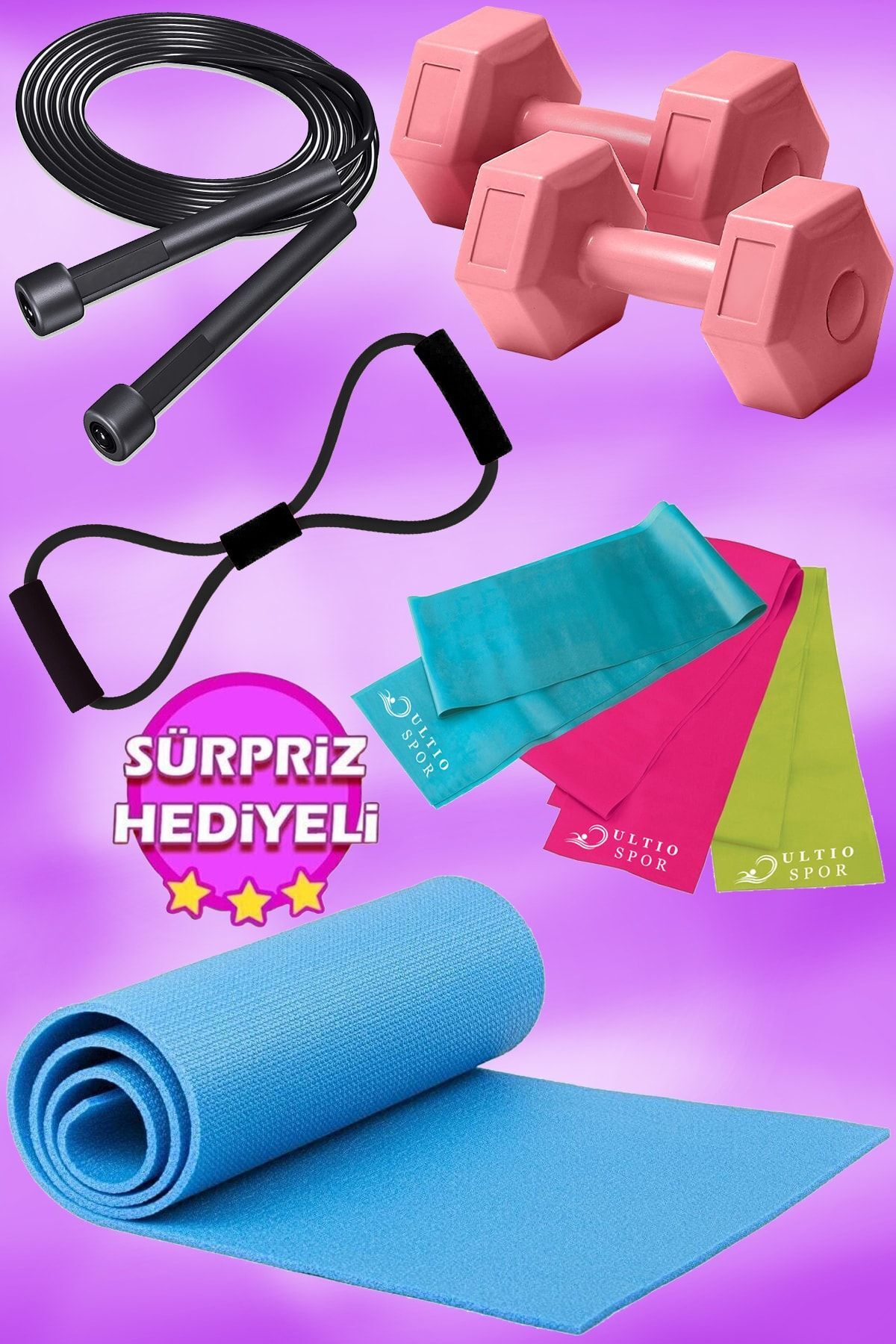 Amazing Set Pilates Set 7 Piece Set Yoga Set Exercise Set
