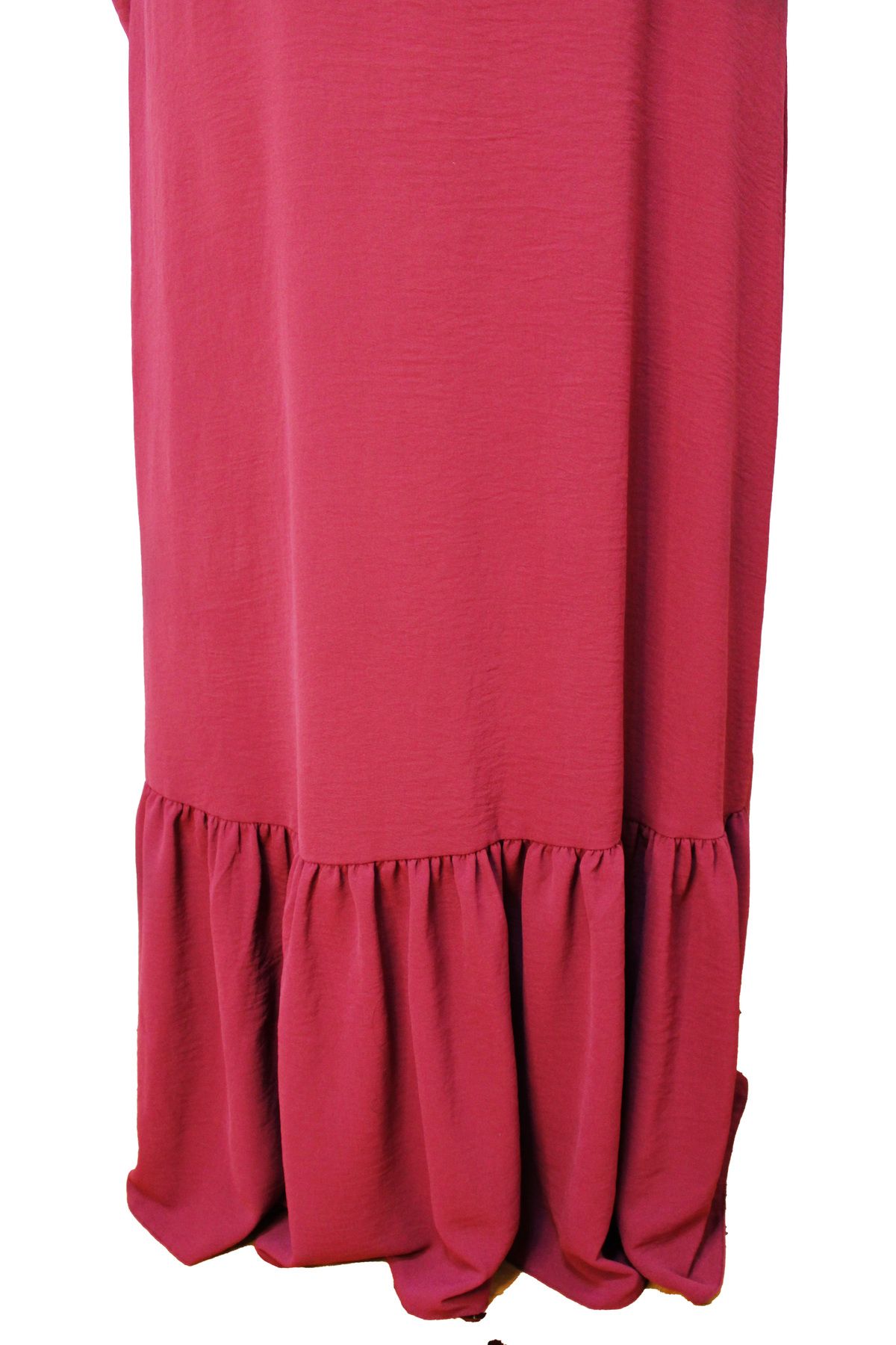 HESNA-Ruffle Long Button Full Length Dress 4
