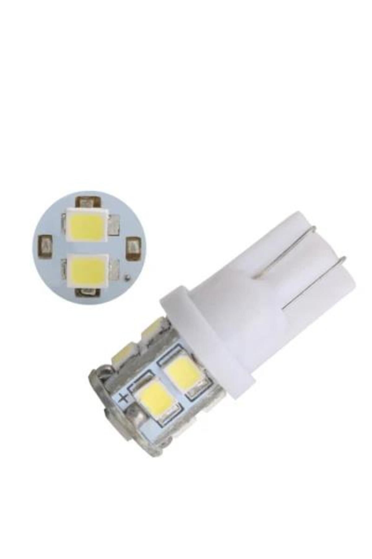 BoostZone-White T10 Led Bulb - 10 Chip, 12 Volt 2