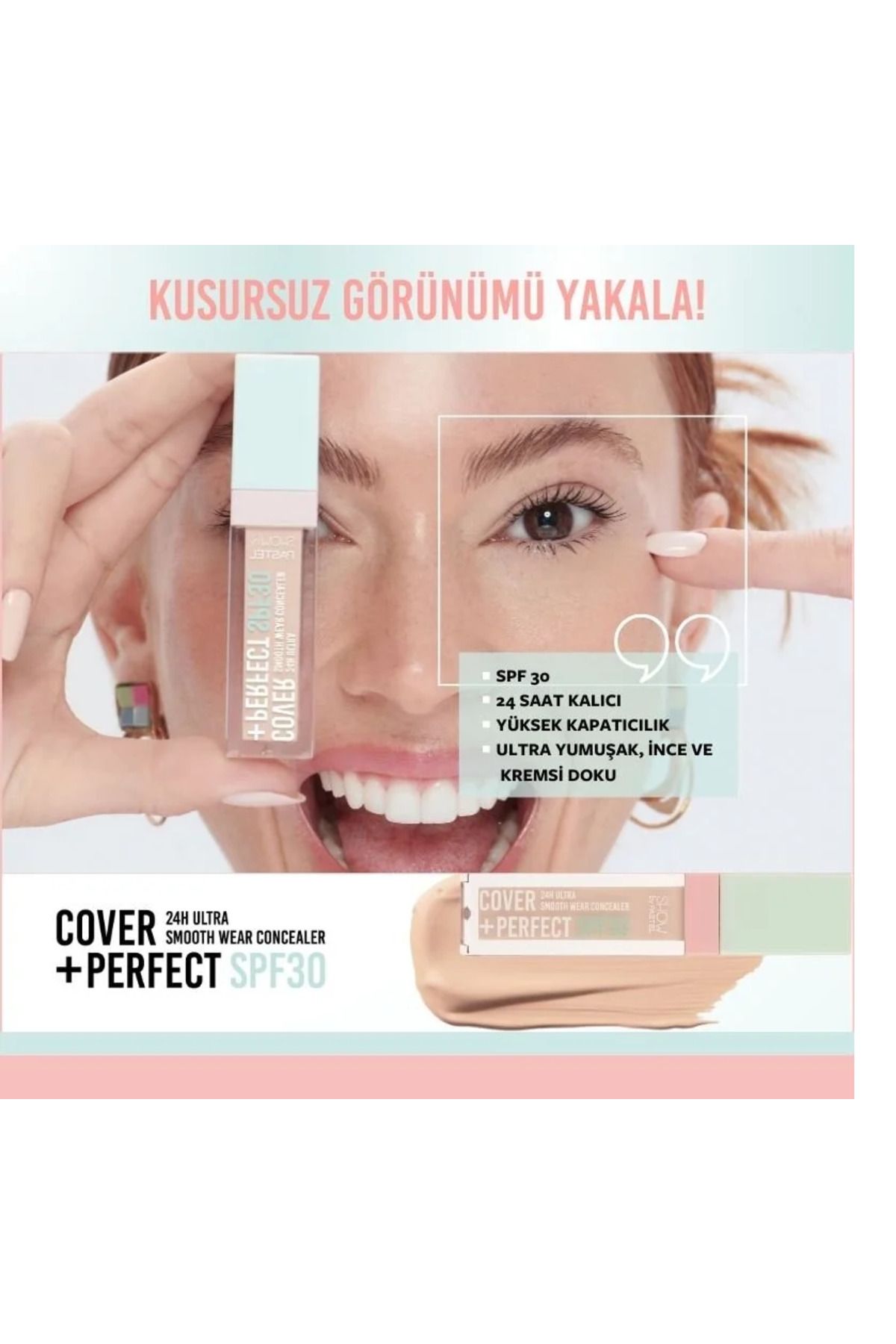 Pastel Show By Pastel Cover+Perfect SPF30 Ultra Kapatıcı