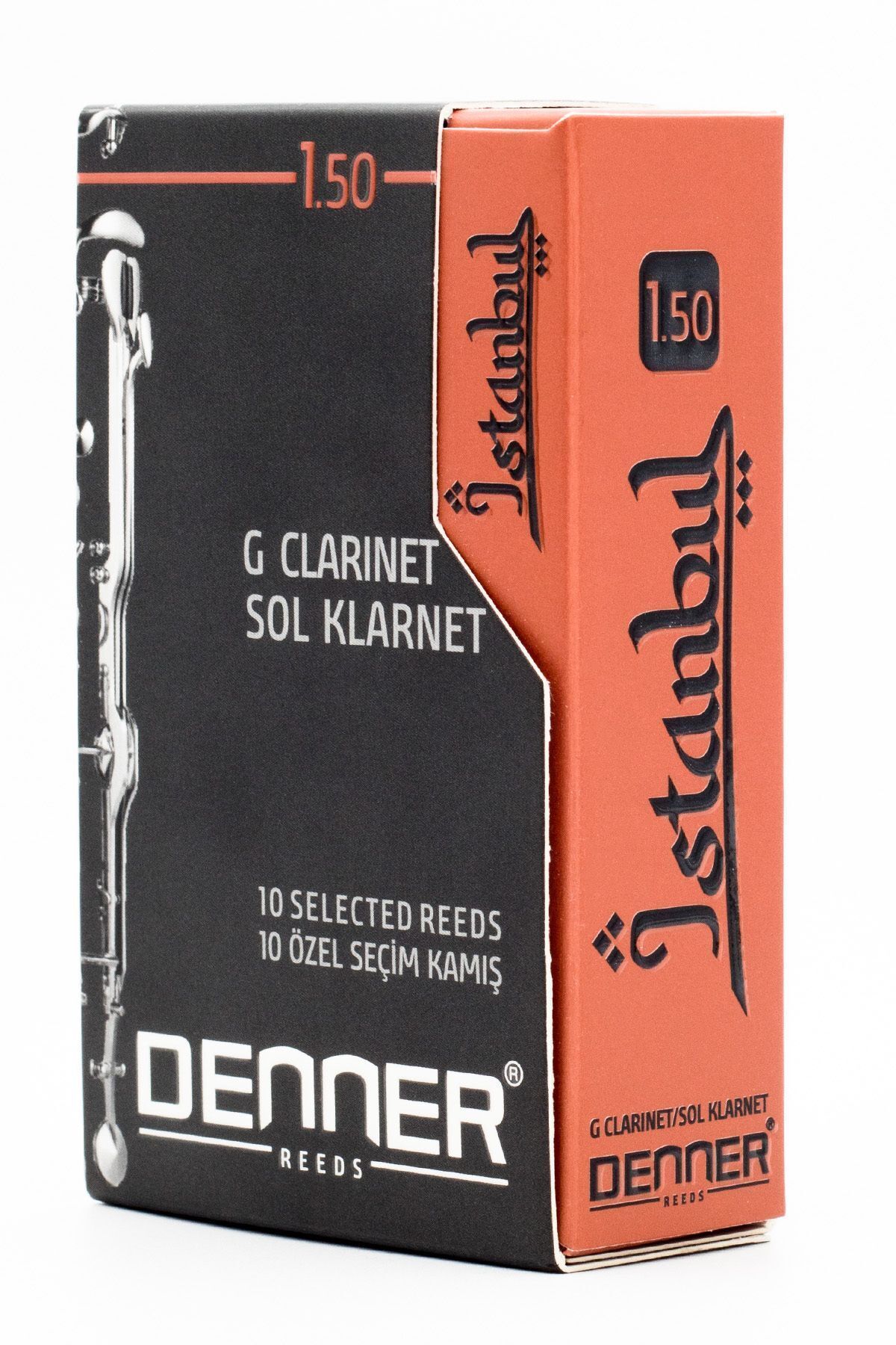 Denner Sol Klarnet Kamışı 1.50 Numara Istanbul Serisi. Sol Klarnet Için Özel Olarak Üretildi. Özel Seçim.