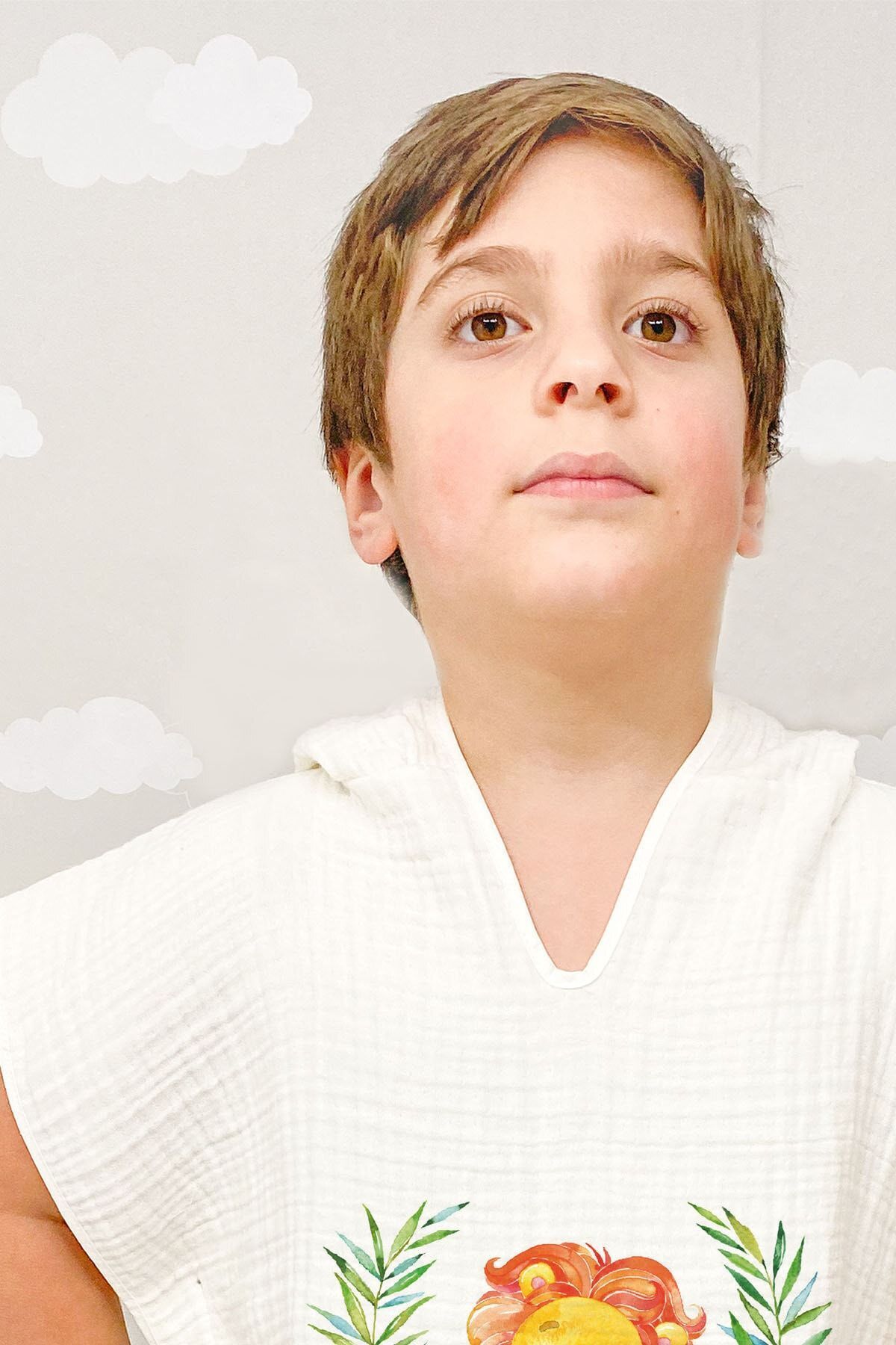 Tuğba Kuğu 4 Kat Müslin Panço - Little Baby Serisi - You Are My Sun Shine fotoğrafı 2 (önizleme)