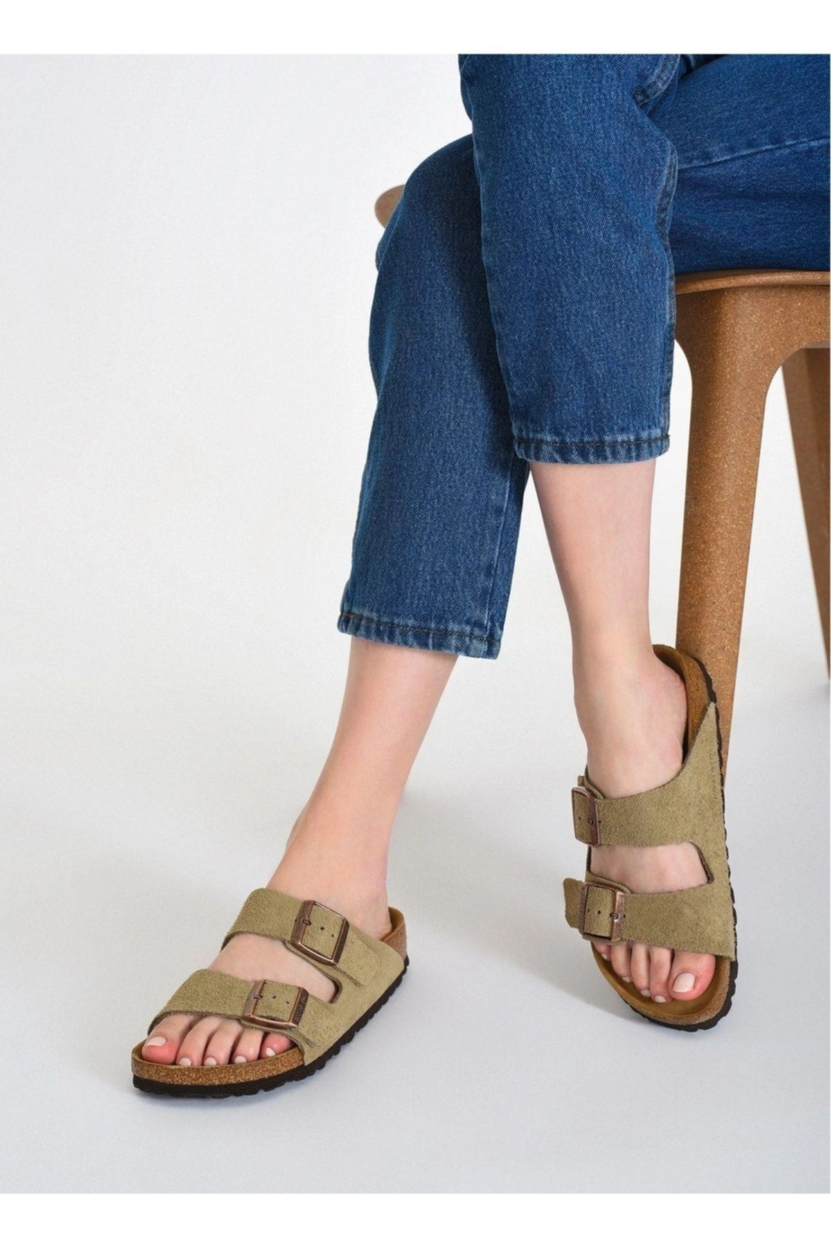 Birkenstock Erkek Kahverengi Arizona Terlik