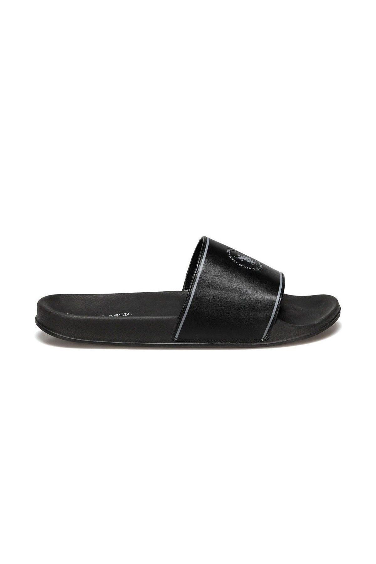 دمپایی مشکی مردانه رویا U.S. Polo Assn.