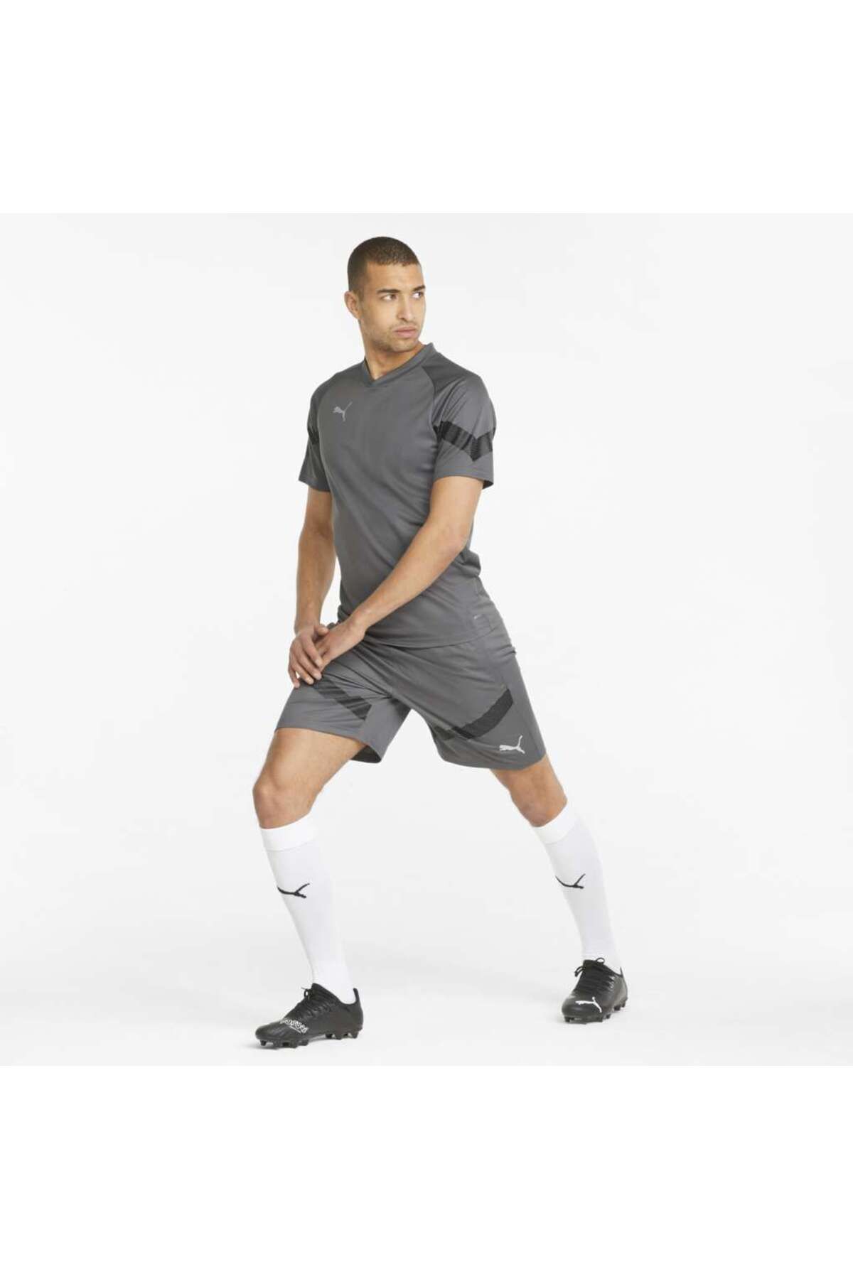 Puma پیراهن فوتبال مردانه تمرینی تیمی 65737913 خاکستری