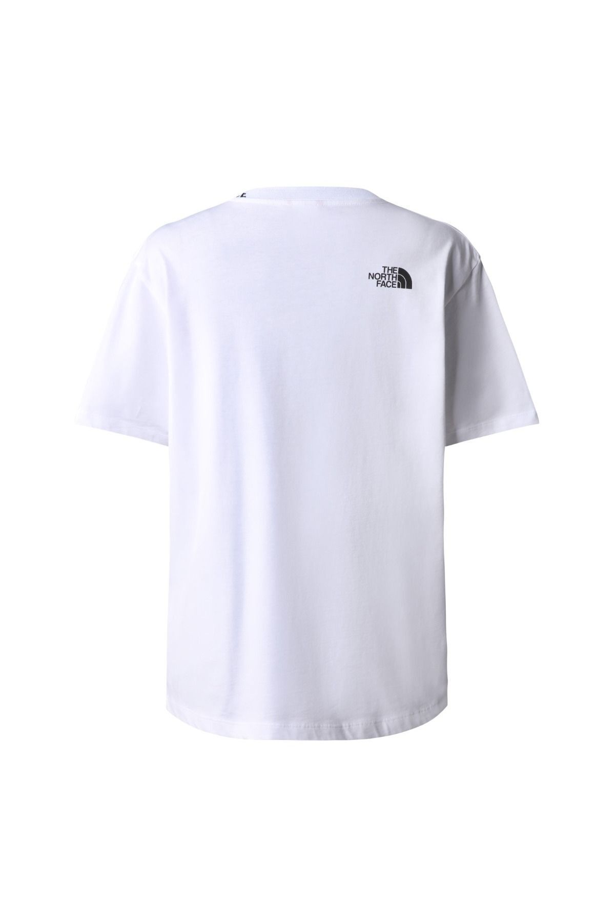 تی شرت سفید زنانه Zumu Bike Neck T Shirt The North Face