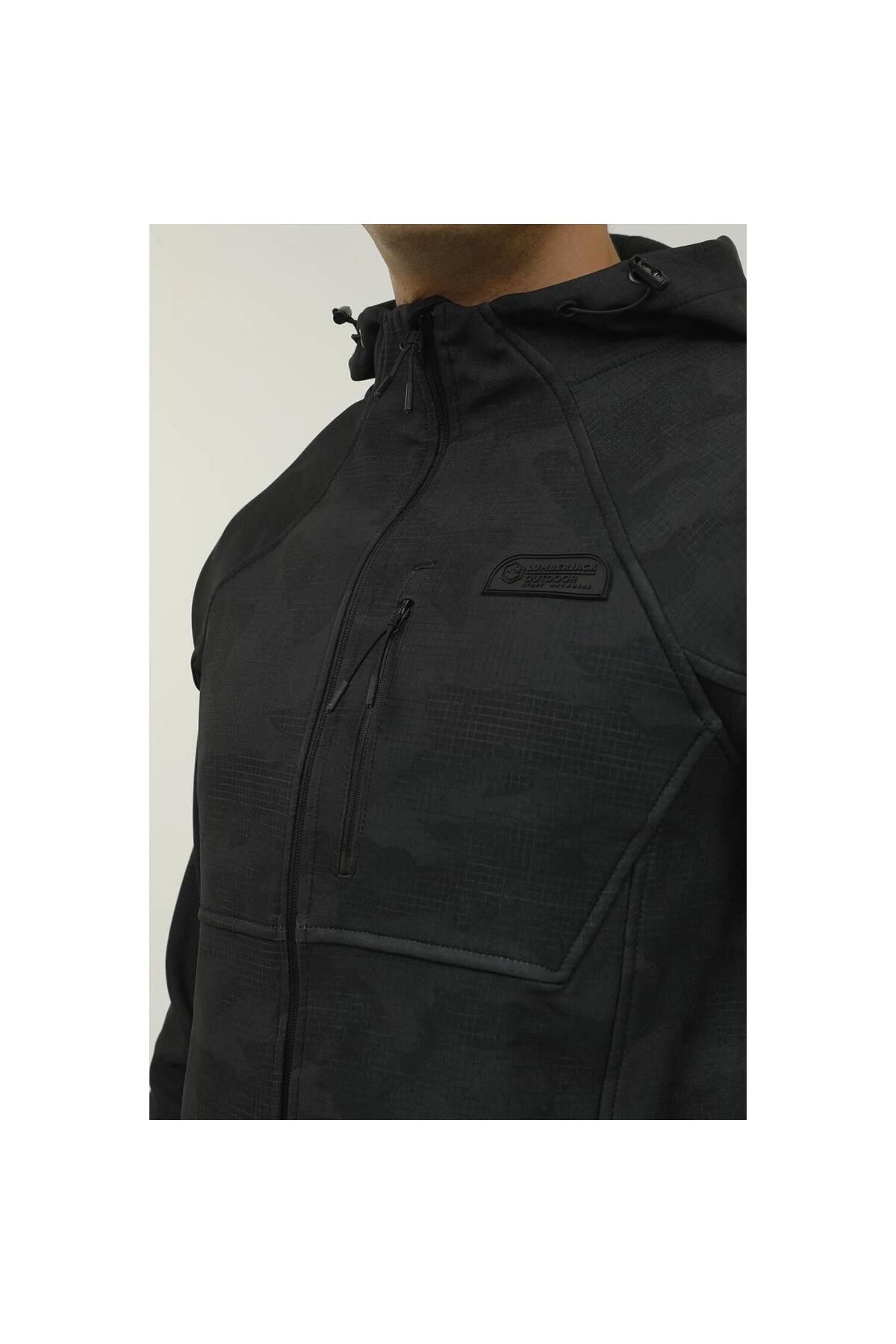 lumberjack-Ανδρικό παλτό ML ALD CAMO Softshell 3PR Camouflage Color 4