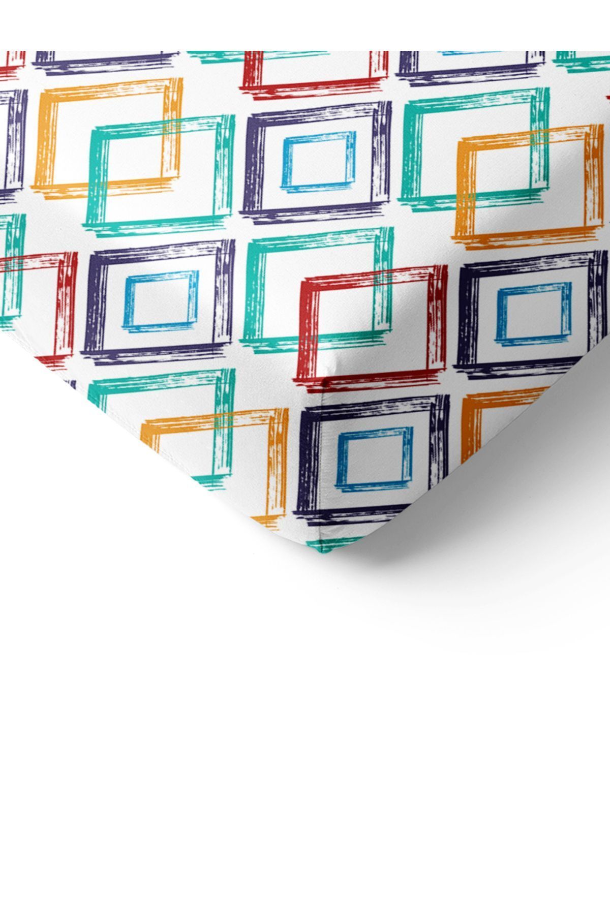 Evmila-Colorful Patterned Printed Single Elastic Sheet Set 2