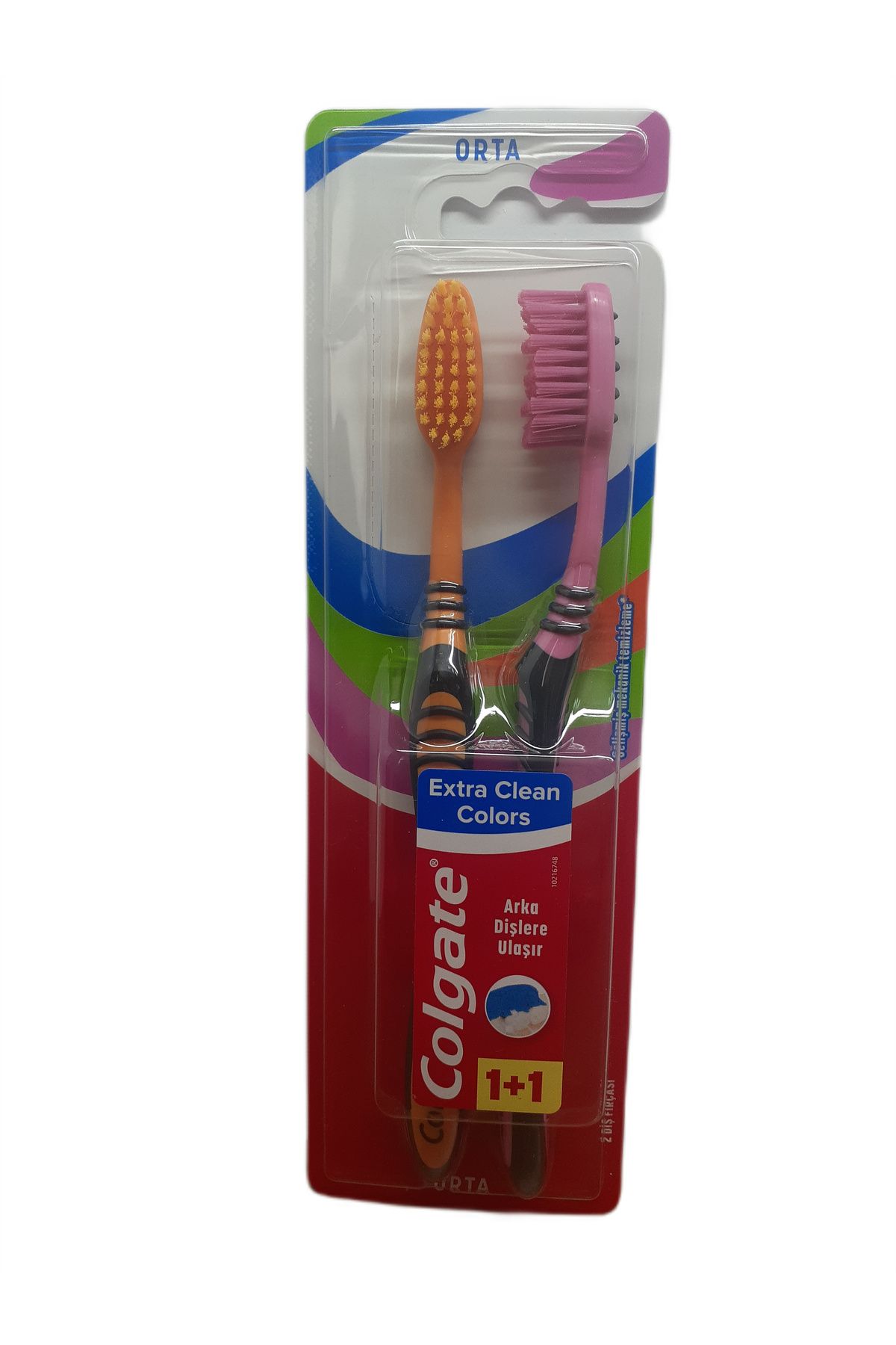 Colgate-EXTRA CLEAN COLORS - 1+1 Outer Brush 2