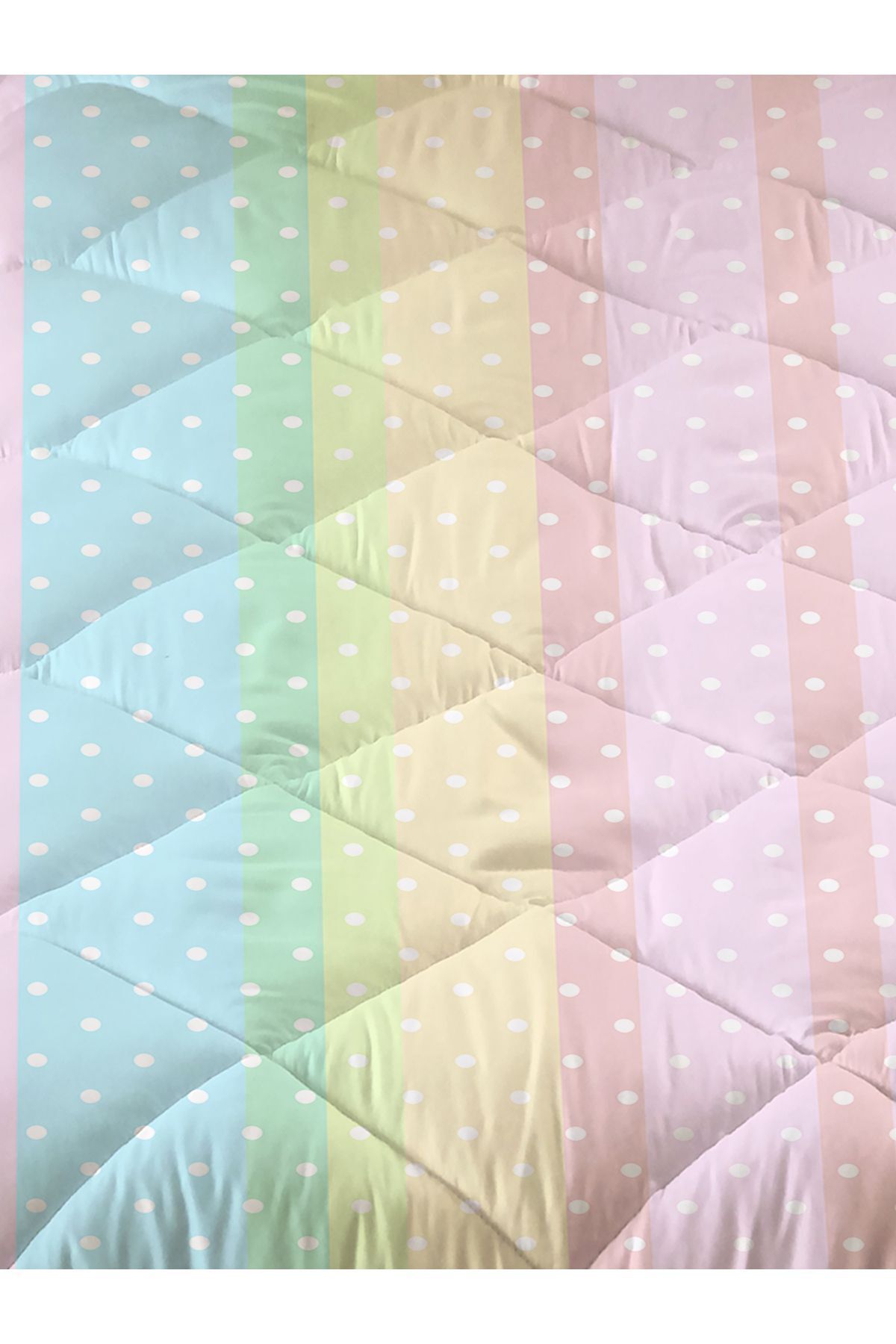 Evmila-Unicorn Patterned Quilted Quilt, Single Sleeping Set 2
