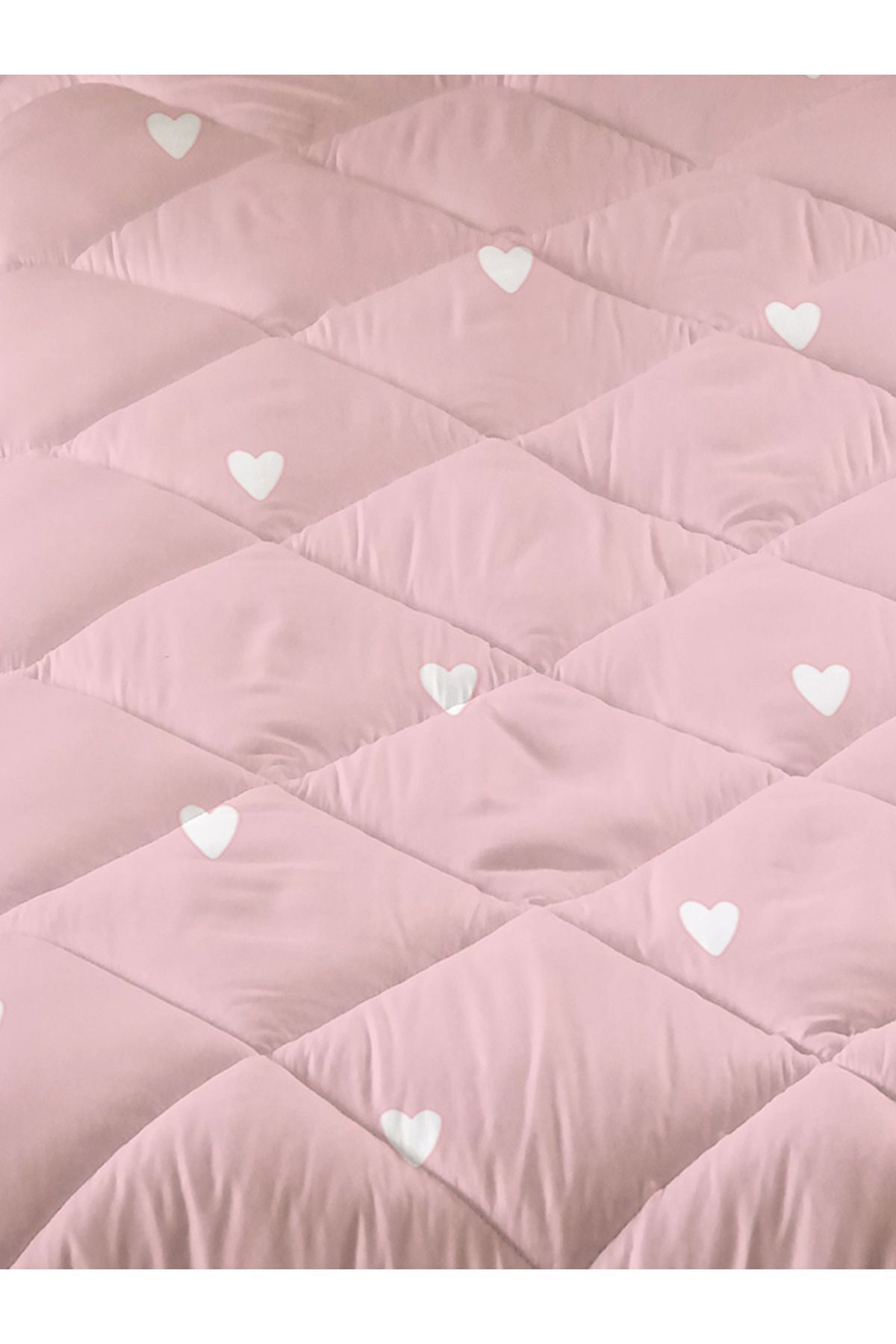 Evmila-Rabbit Patterned Quilted Quilt, Single Sleeping Set 2