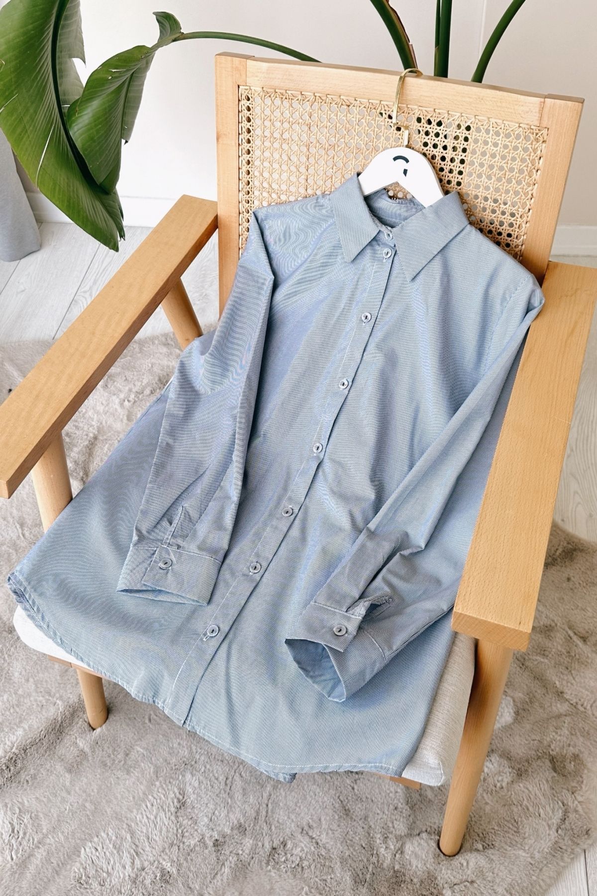 Gizce-Navy Blue Teca Shirt 3