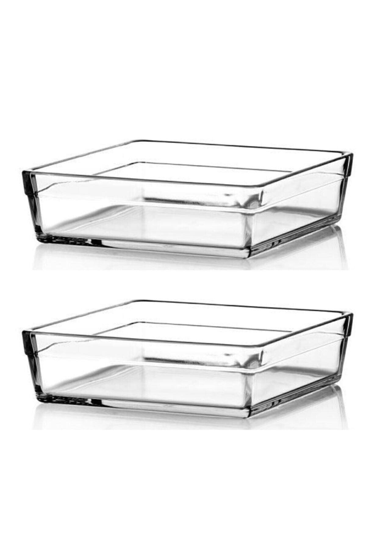 59304 Borcam Premium Square Oven Tray 2400cc - 2 Pieces Fma99929