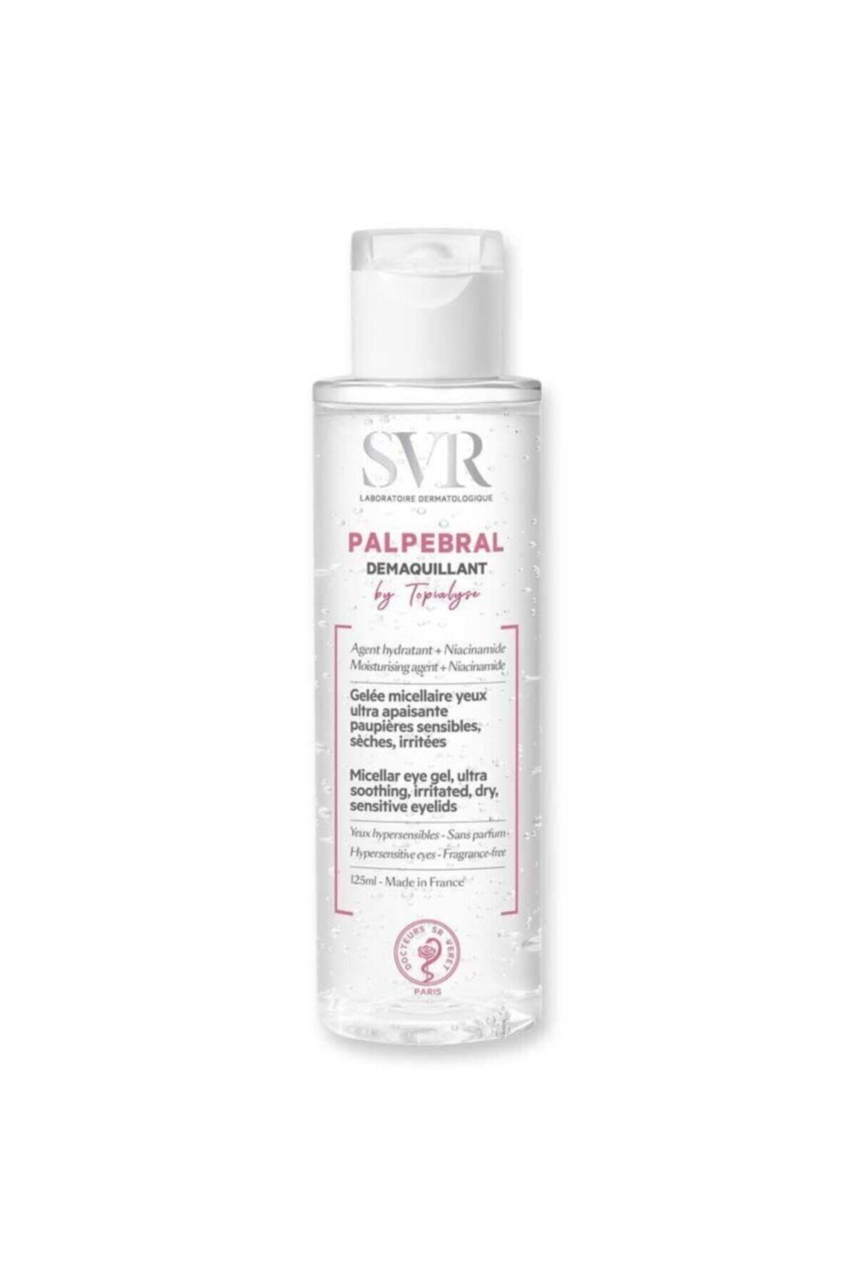 SVR Palpebral Demaquillant Micellar Eye Gel – Успокаивающий гель для глаз, 125 мл 3662361001316 D55014