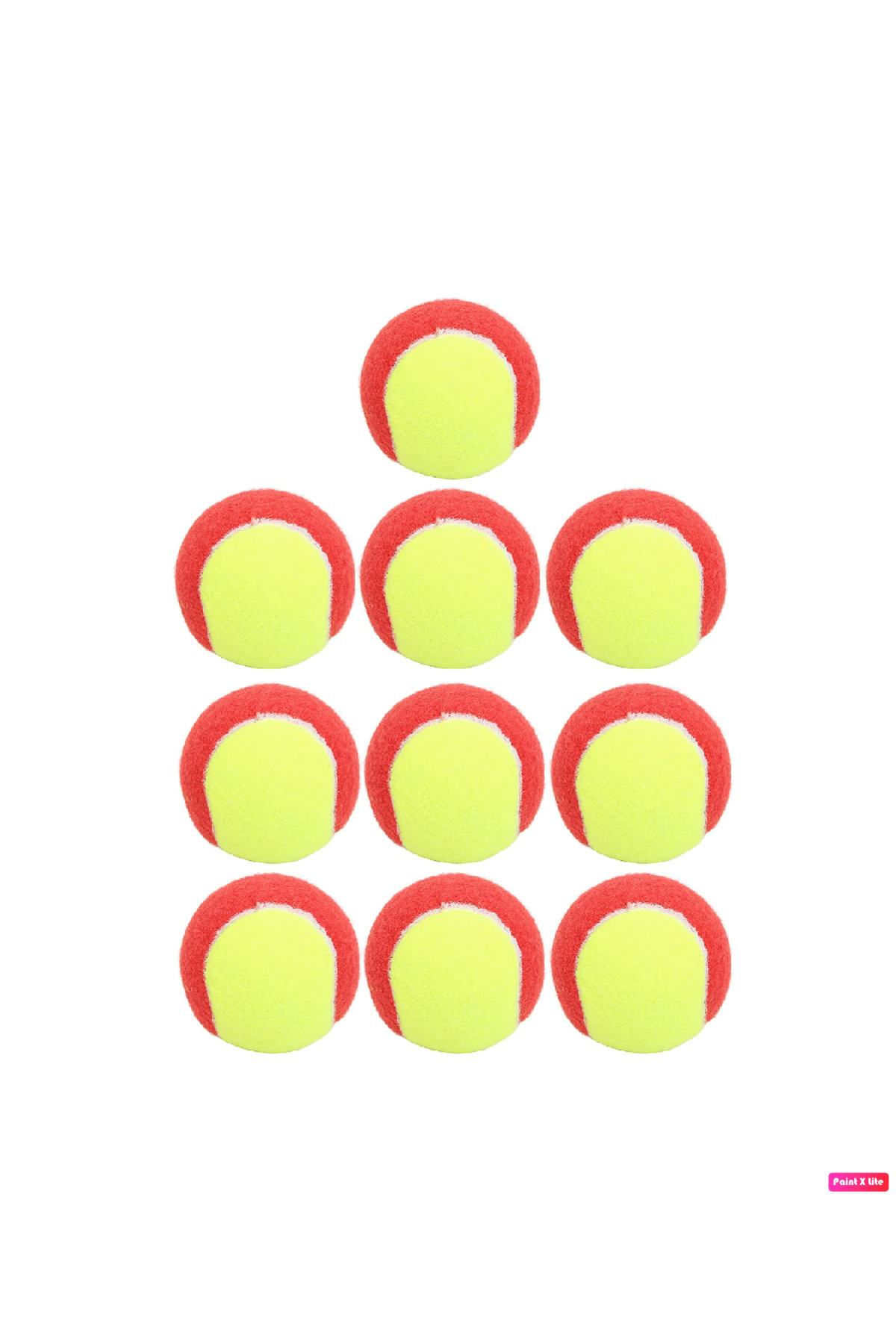 AVESSA Tt-5 Junior Tenis Topu 5 Yaş 10'lu Keçe Yapıda Tenis Topu Kırmızı