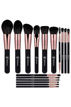 Believe 16 Parça Makyaj Fırça Seti (YURTDIŞI ÜRÜNÜ)