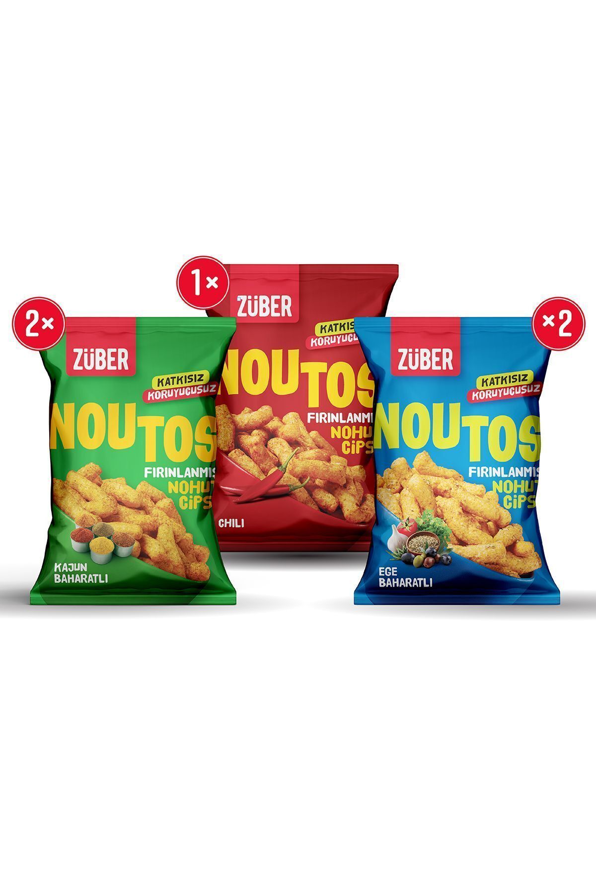 Noutos Chickpea Chips Introduction Pack 55g x 5pcs