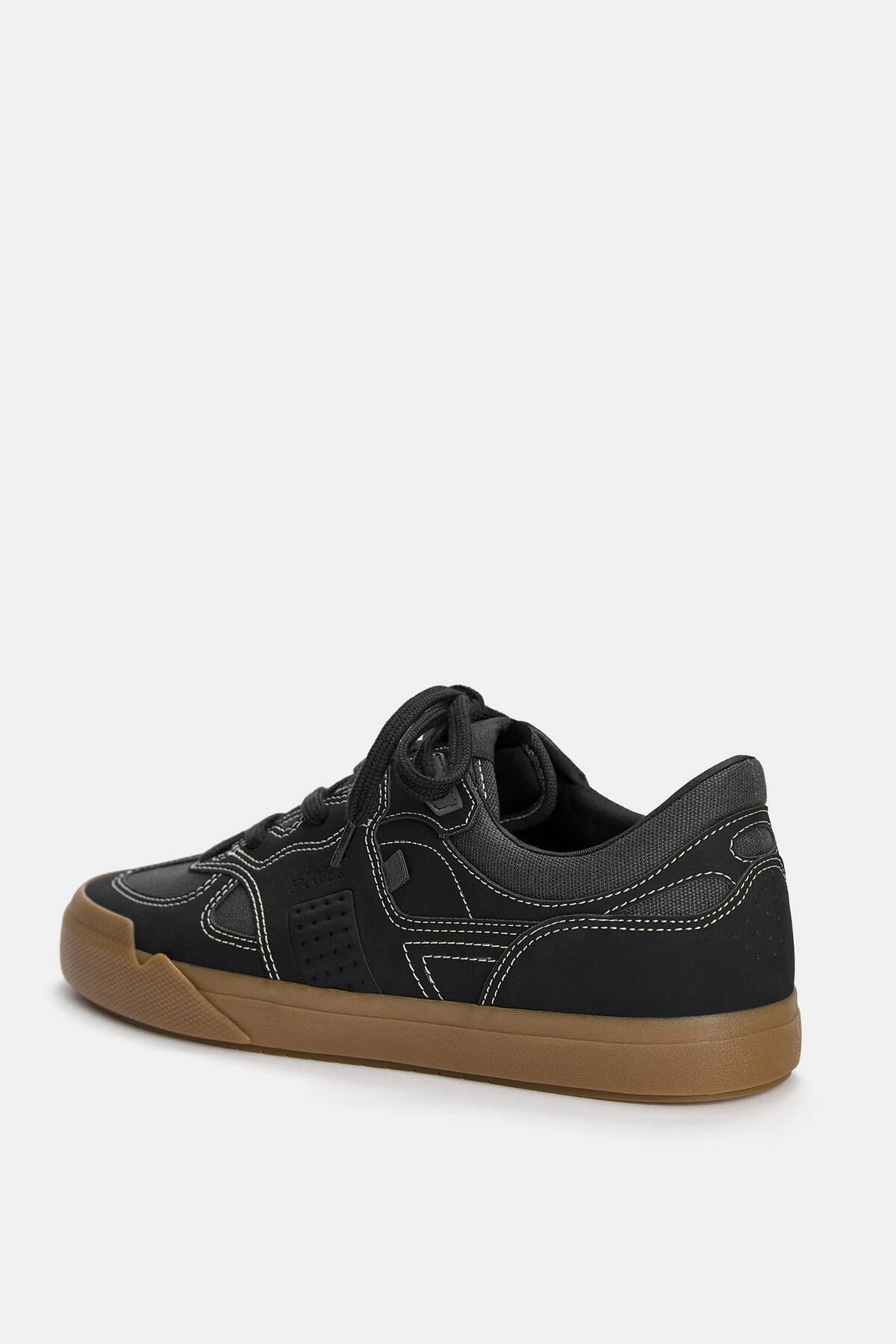 اسنیکر مشکی مردانه Pull Bear کفش ورزشی بوم چند قطعه Pull & Bear